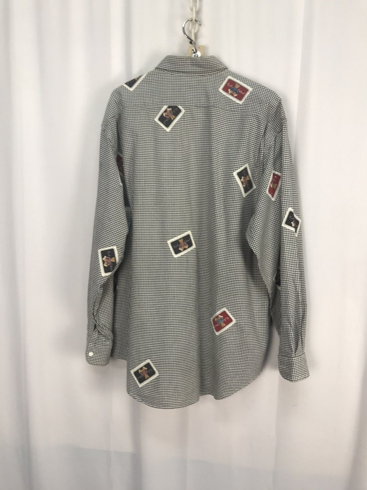 Designer × Flannel × Karl Helmut Karl helmut flannel button up shirt patches Size US XL / EU 56 / 4 - 11 Thumbnail