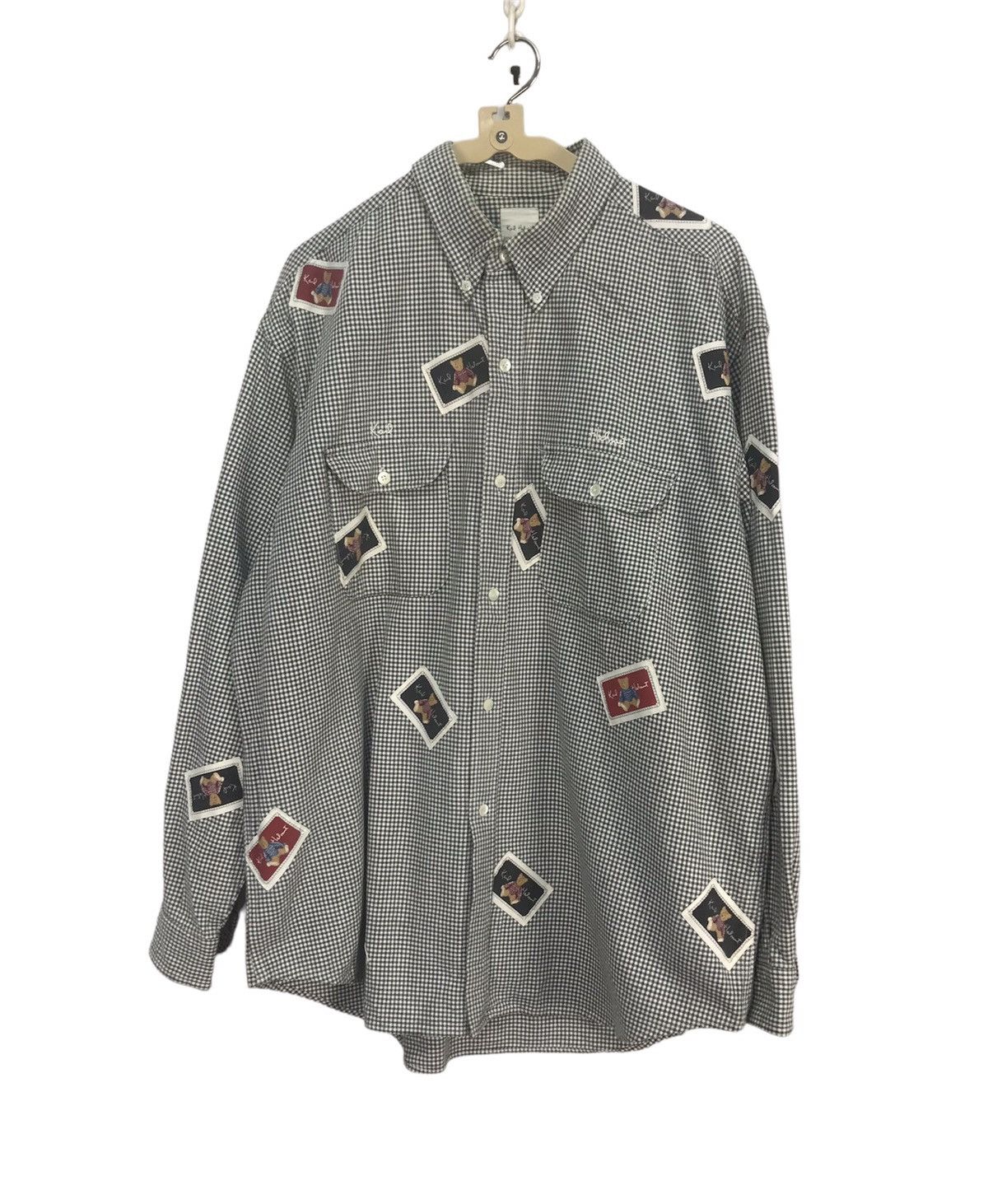 Designer × Flannel × Karl Helmut Karl helmut flannel button up shirt patches Size US XL / EU 56 / 4 - 1 Thumbnail