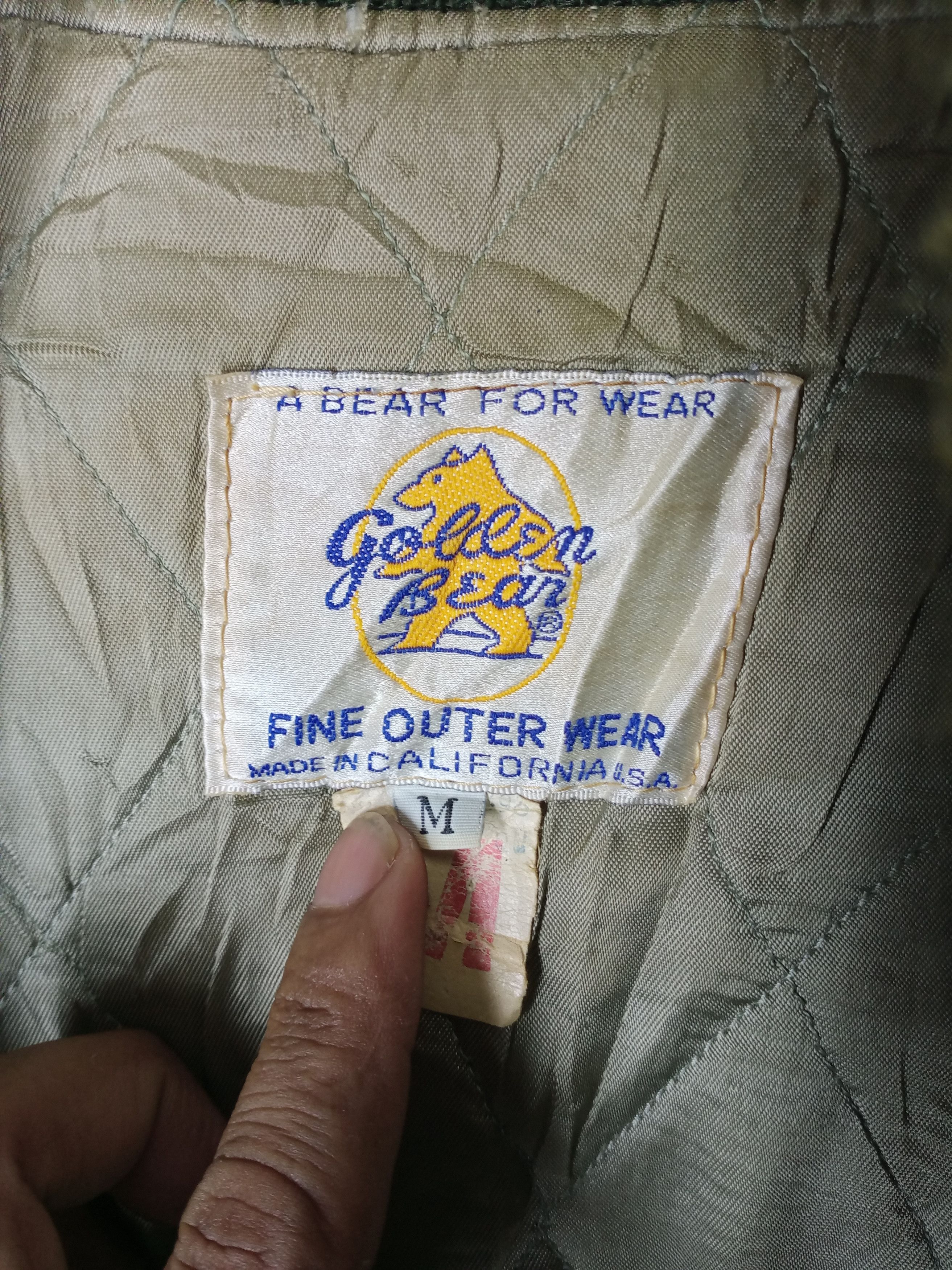 Golden Bear Vintage 80s Golden Bear Varsity Jacket Leather Sleeve Size US M / EU 48-50 / 2 - 5 Thumbnail