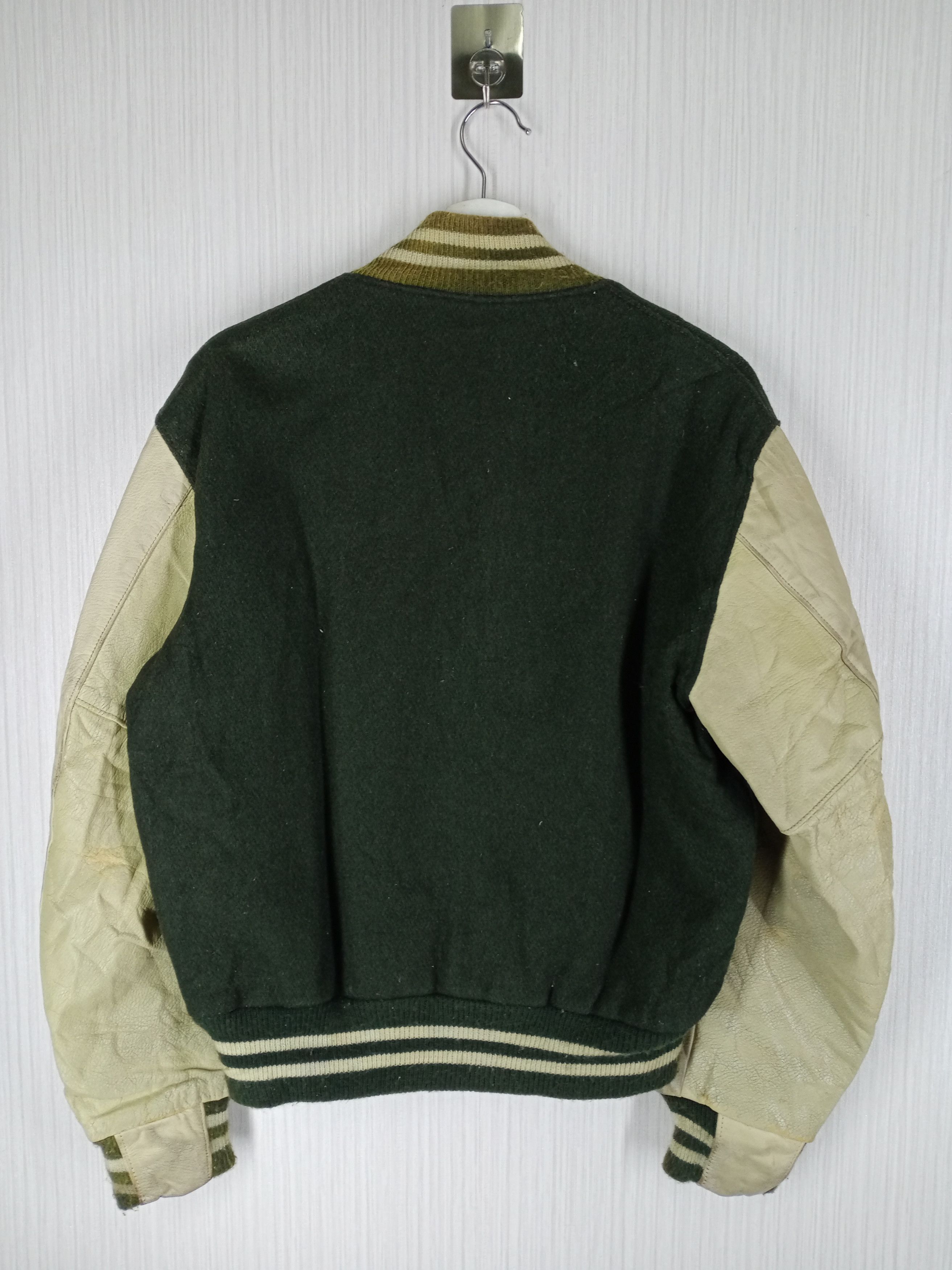 Golden Bear Vintage 80s Golden Bear Varsity Jacket Leather Sleeve Size US M / EU 48-50 / 2 - 4 Thumbnail