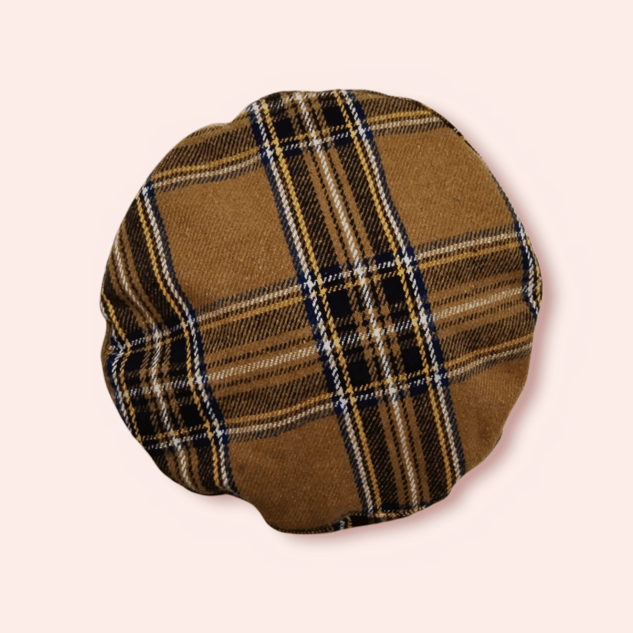 Edition Japan BROWN PLAID WOOL BLEND BERET Size ONE SIZE - 8 Thumbnail