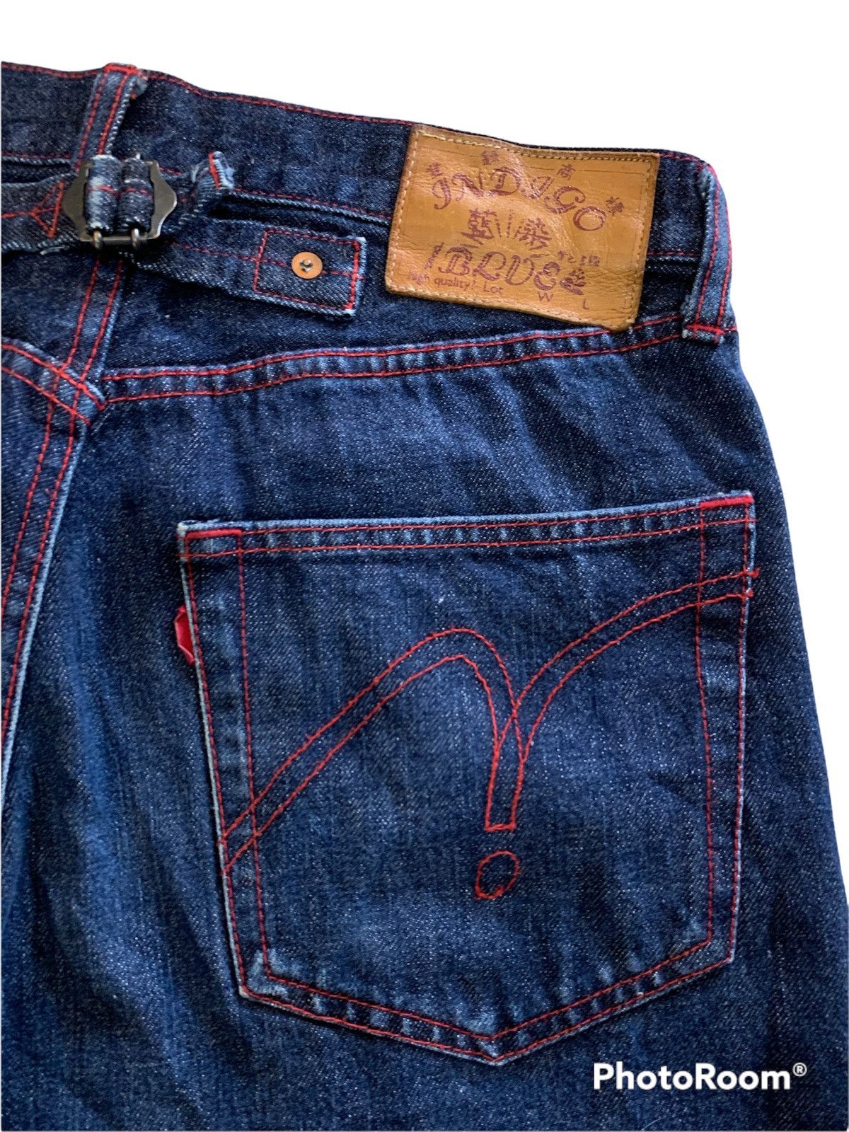 Indigo VTG INDIGO BLUE JAPANESE SELVEDGE JEANS Size US 32 / EU 48 - 3 Thumbnail