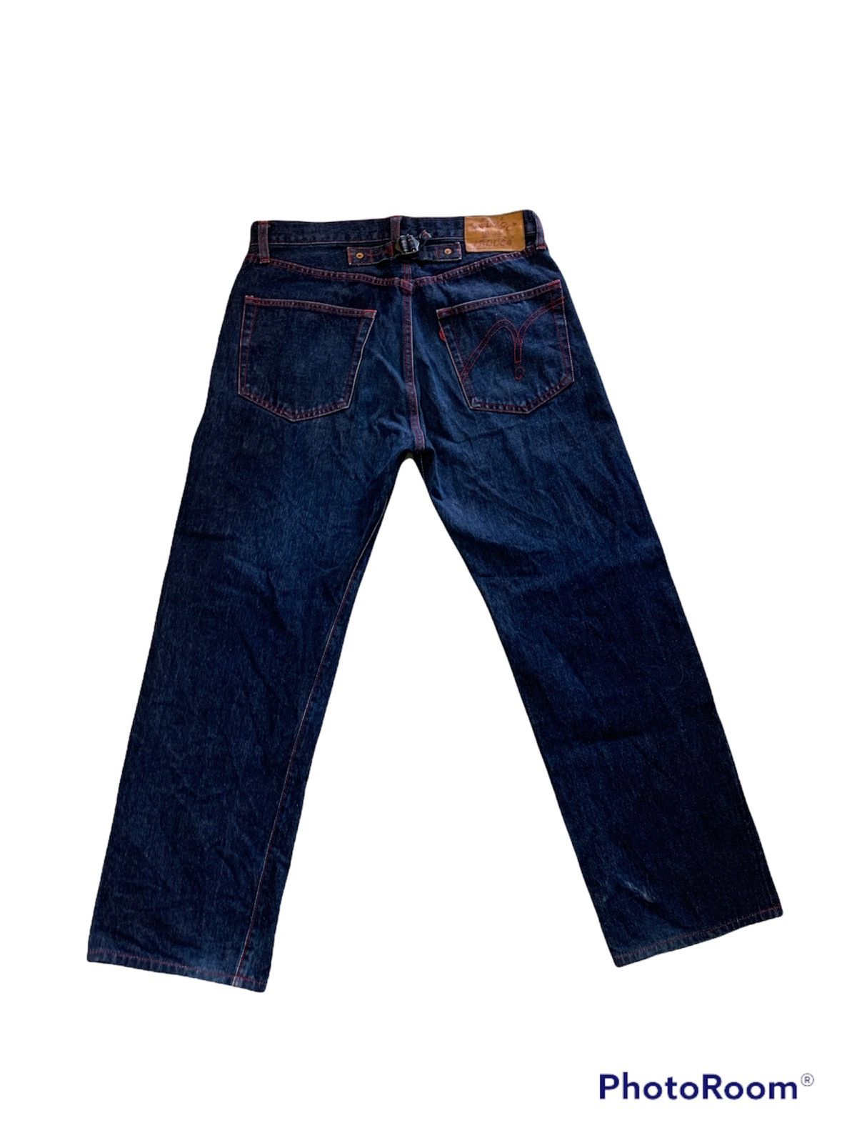 Indigo VTG INDIGO BLUE JAPANESE SELVEDGE JEANS Size US 32 / EU 48 - 2 Thumbnail