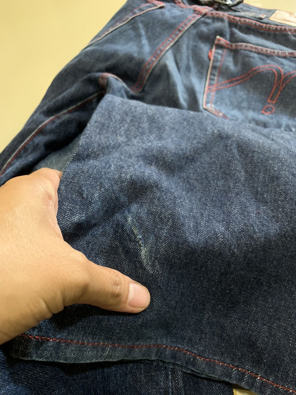 Indigo VTG INDIGO BLUE JAPANESE SELVEDGE JEANS Size US 32 / EU 48 - 10 Thumbnail
