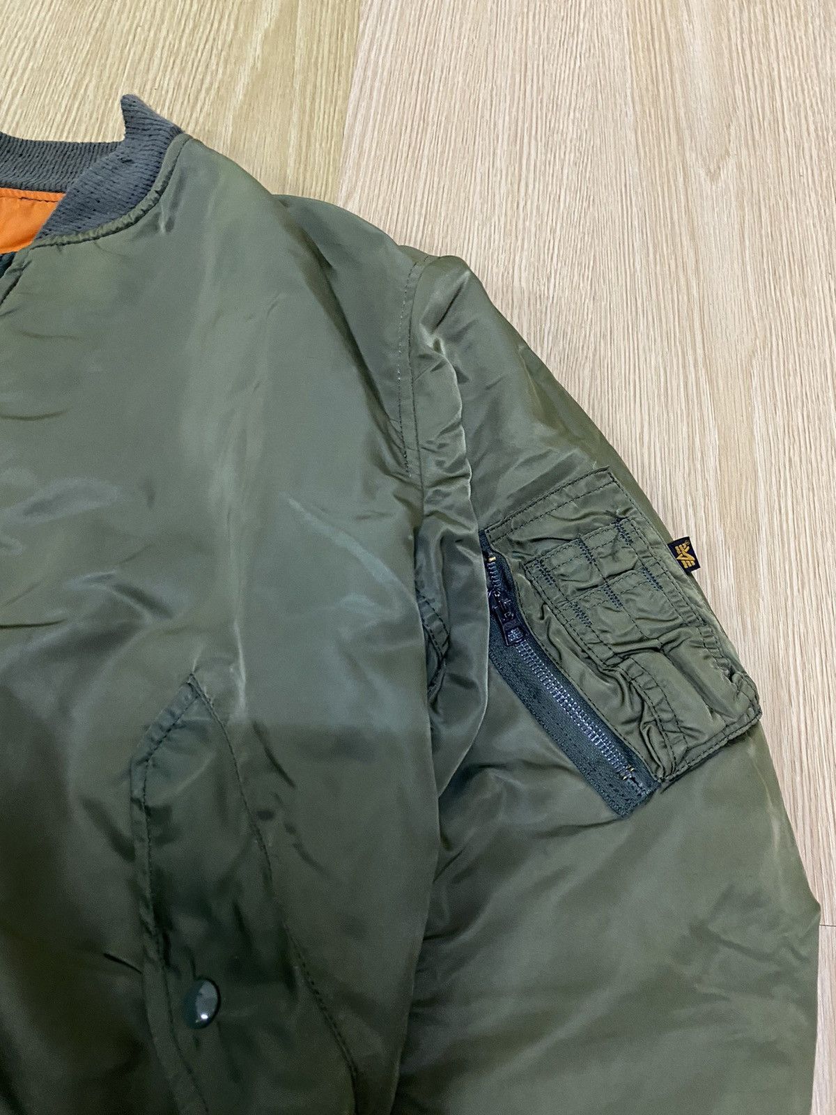 Alpha Industries Vintage Alpha Industries MA-1 bomber jacket Size US L / EU 52-54 / 3 - 4 Thumbnail