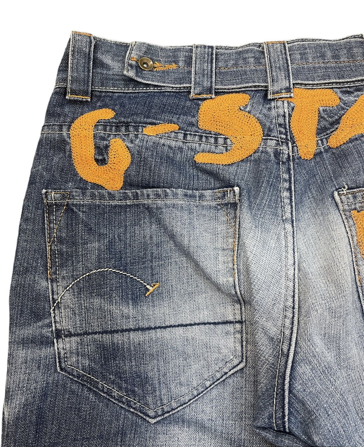 G-Star VINTAGE G-STAR RAW MADE IN ITALY RADAR LOW LOOSE SIZE 31X34 Size US 31 - 18 Thumbnail