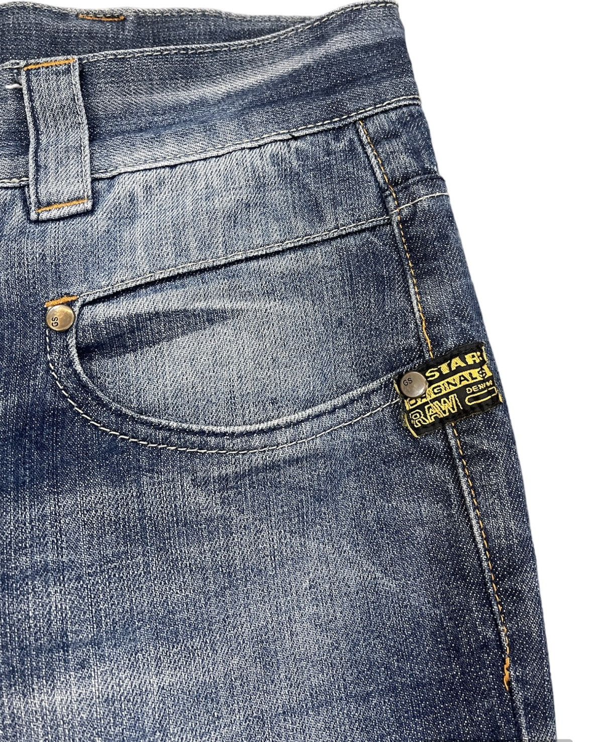 G-Star VINTAGE G-STAR RAW MADE IN ITALY RADAR LOW LOOSE SIZE 31X34 Size US 31 - 7 Thumbnail