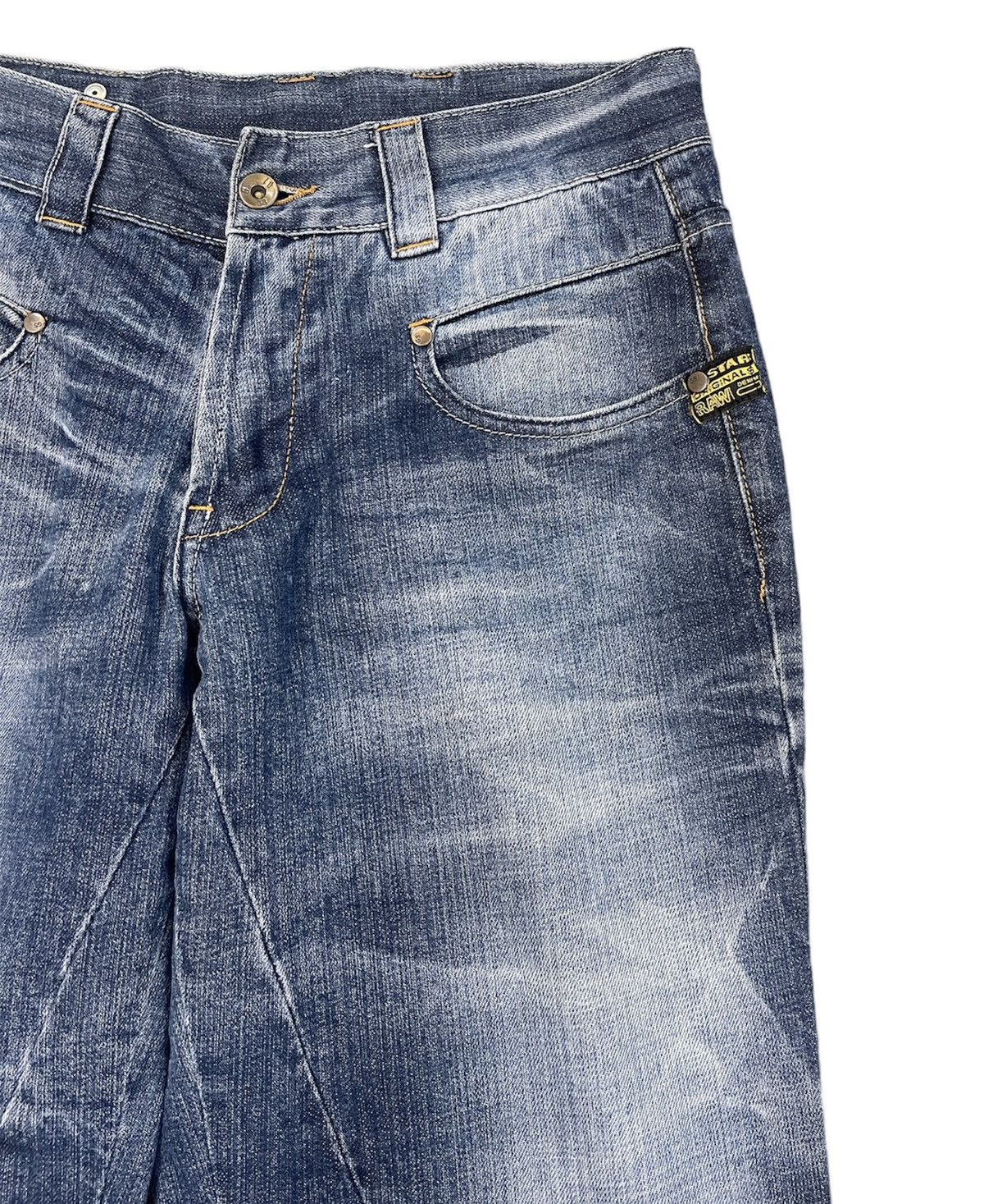 G-Star VINTAGE G-STAR RAW MADE IN ITALY RADAR LOW LOOSE SIZE 31X34 Size US 31 - 6 Thumbnail