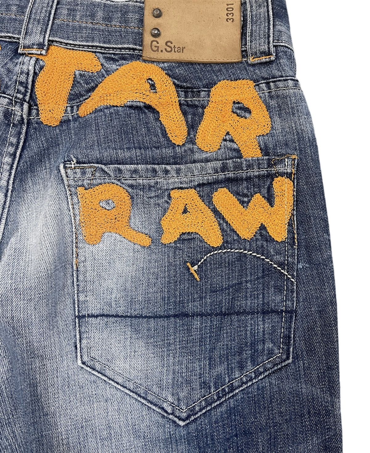 G-Star VINTAGE G-STAR RAW MADE IN ITALY RADAR LOW LOOSE SIZE 31X34 Size US 31 - 19 Thumbnail