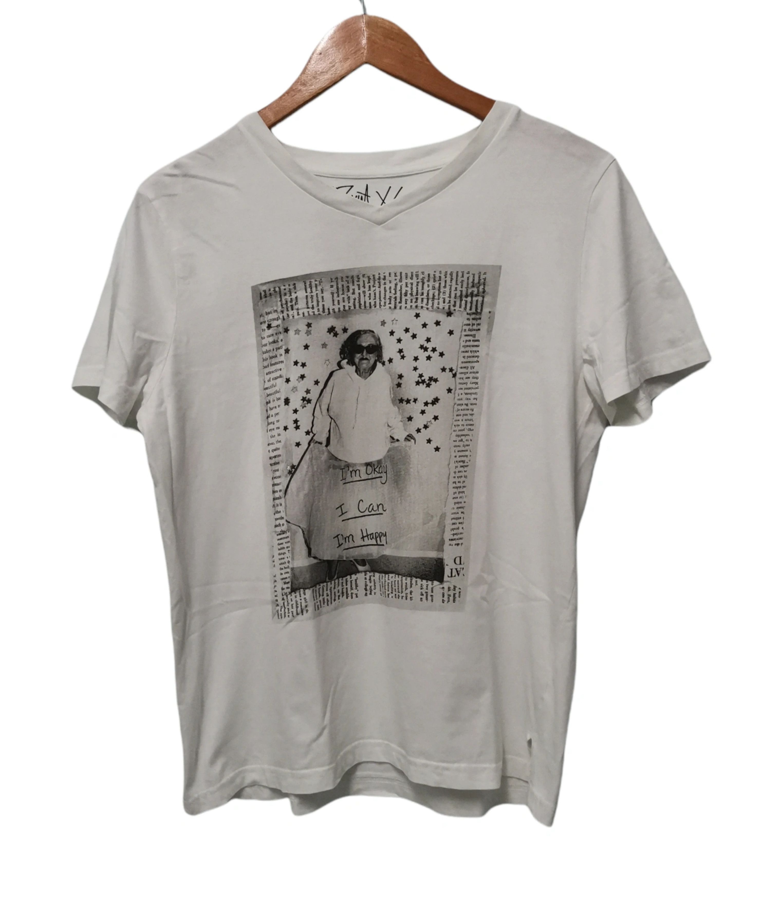 Designer 217 x Gu Collaboration Japan Designer V Neck Tee Art Size US L / EU 52-54 / 3 - 1 Thumbnail