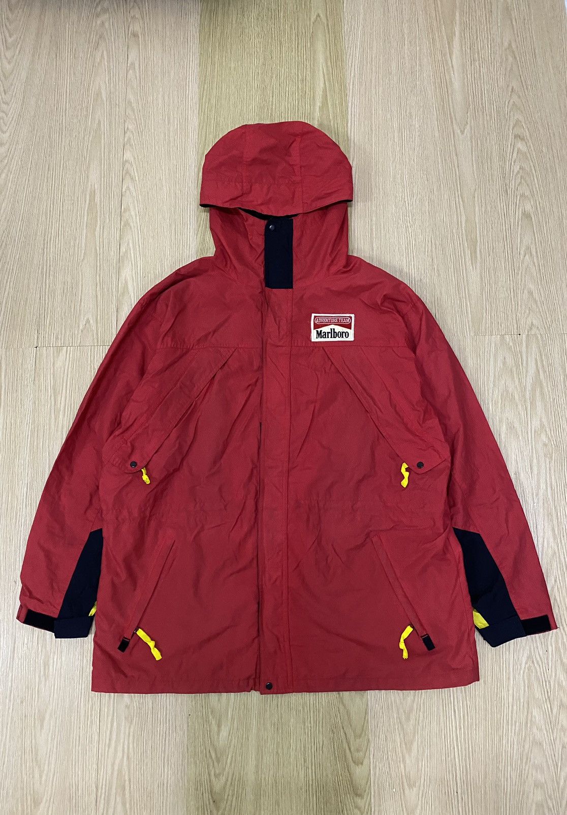 Marlboro × Marlboro Adventure Team × Vintage Vintage Marlboro Advanture Team hoodie jacket Size US XL / EU 56 / 4 - 1 Thumbnail