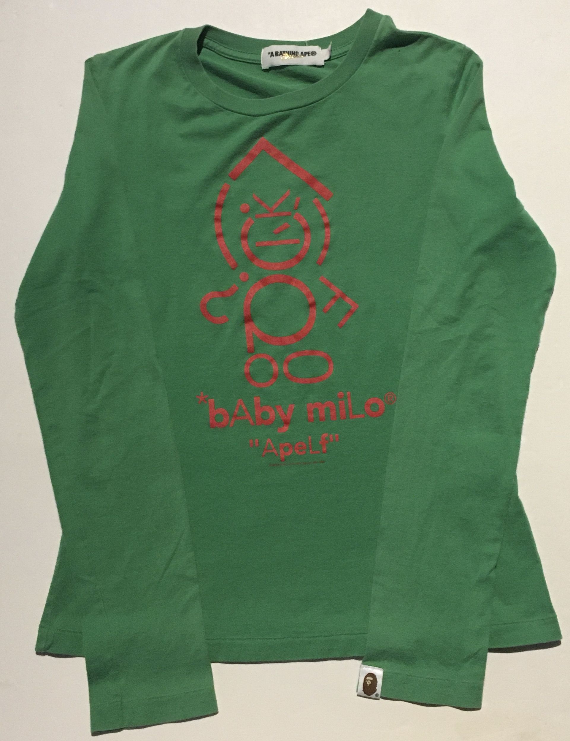 Bape Bape Baby Milo long sleeve tee shirt Size XS / US 0-2 / IT 36-38 - 1 Thumbnail