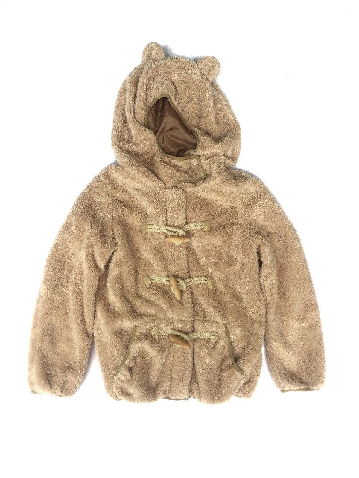 Issey Miyake ISSEY MIYAKE Mercibeaucoup Horn Hooded Faux Fur Jacket Size M / US 6-8 / IT 42-44 - 2 Thumbnail