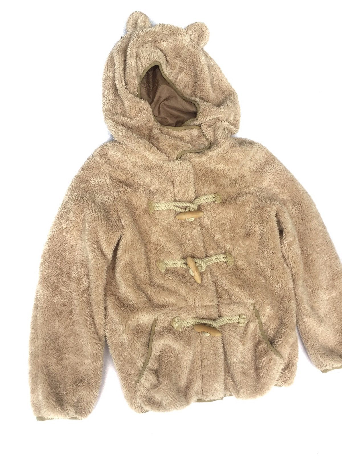 Issey Miyake ISSEY MIYAKE Mercibeaucoup Horn Hooded Faux Fur Jacket Size M / US 6-8 / IT 42-44 - 3 Thumbnail