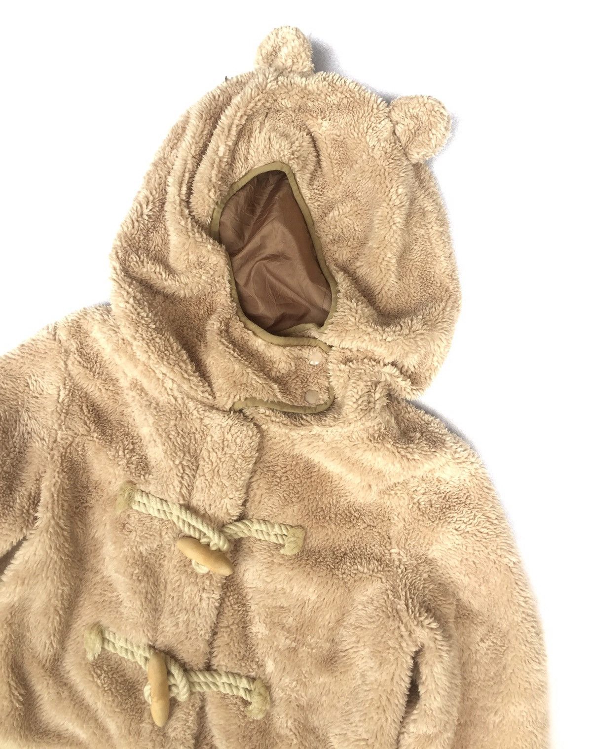 Issey Miyake ISSEY MIYAKE Mercibeaucoup Horn Hooded Faux Fur Jacket Size M / US 6-8 / IT 42-44 - 1 Thumbnail