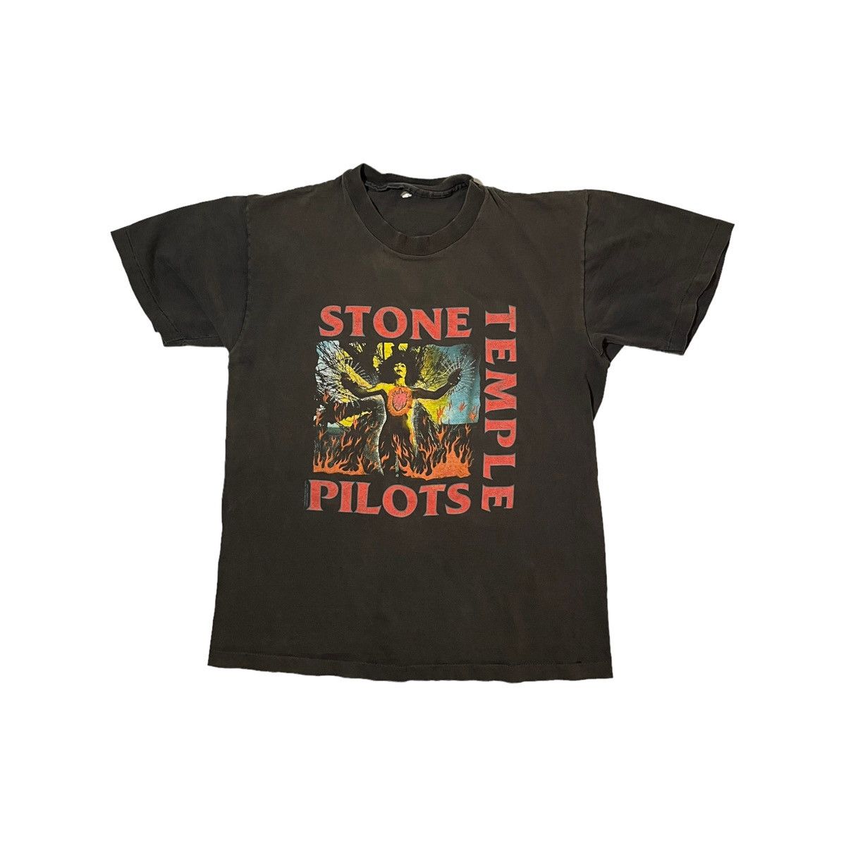 image of Band Tees x Made In USA 1992 Stone Temple Pilots Core Shirt in Black, Men's (Size Large)