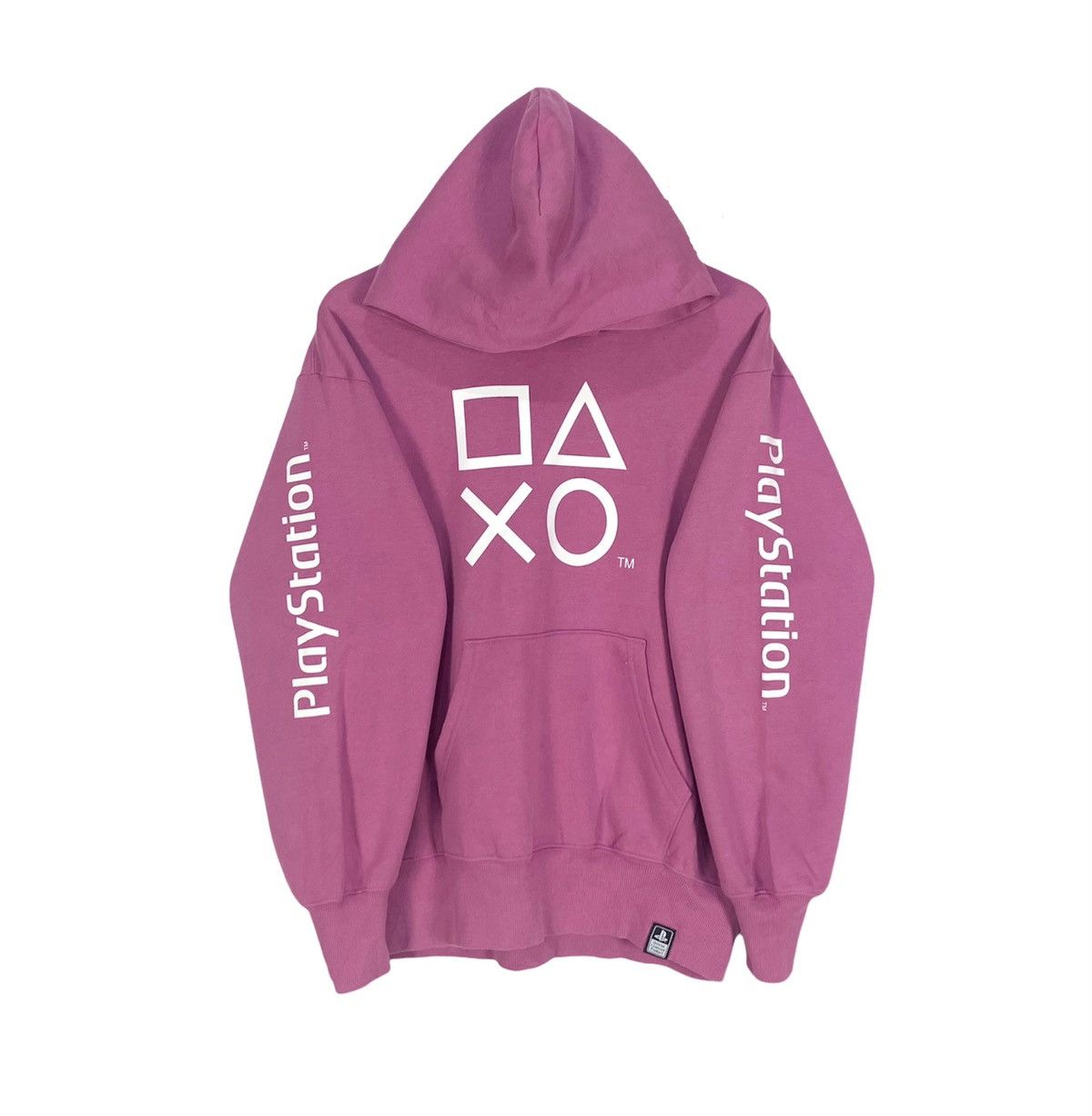 image of Playstation Hoodie Sweatshirt in Purple, Men's (Size Medium)