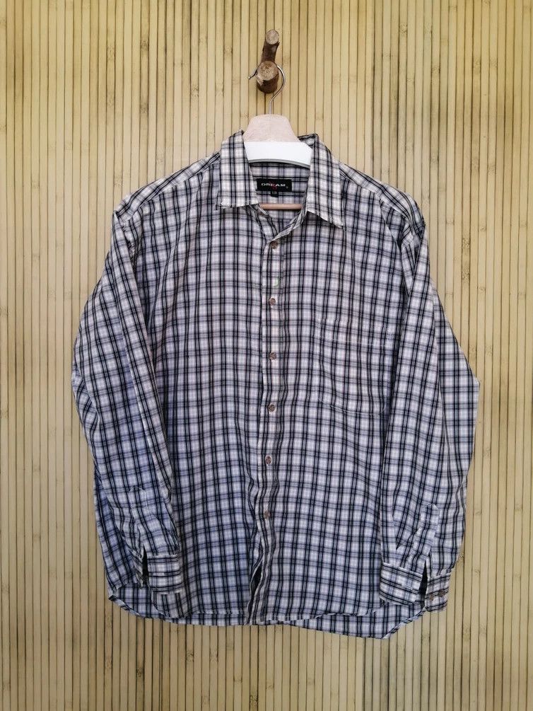 Japanese Brand Ys Dream checkered Shirt Size US L / EU 52-54 / 3 - 8 Thumbnail