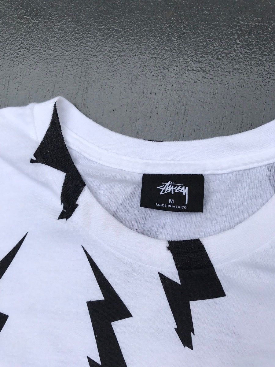 Stussy Stussy Overprinted Flash No 8 Streetwear Hip Hop Tee Size US M / EU 48-50 / 2 - 4 Thumbnail
