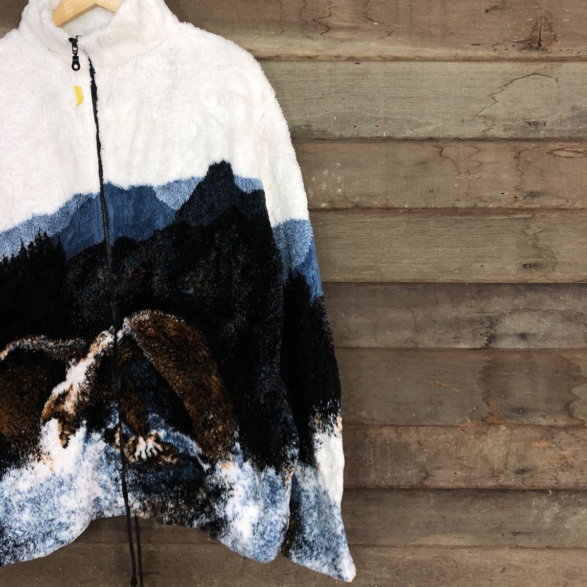 Vintage DL Renegade usa eagle fleece sweater winter White #2931 Size US XL / EU 56 / 4 - 5 Thumbnail
