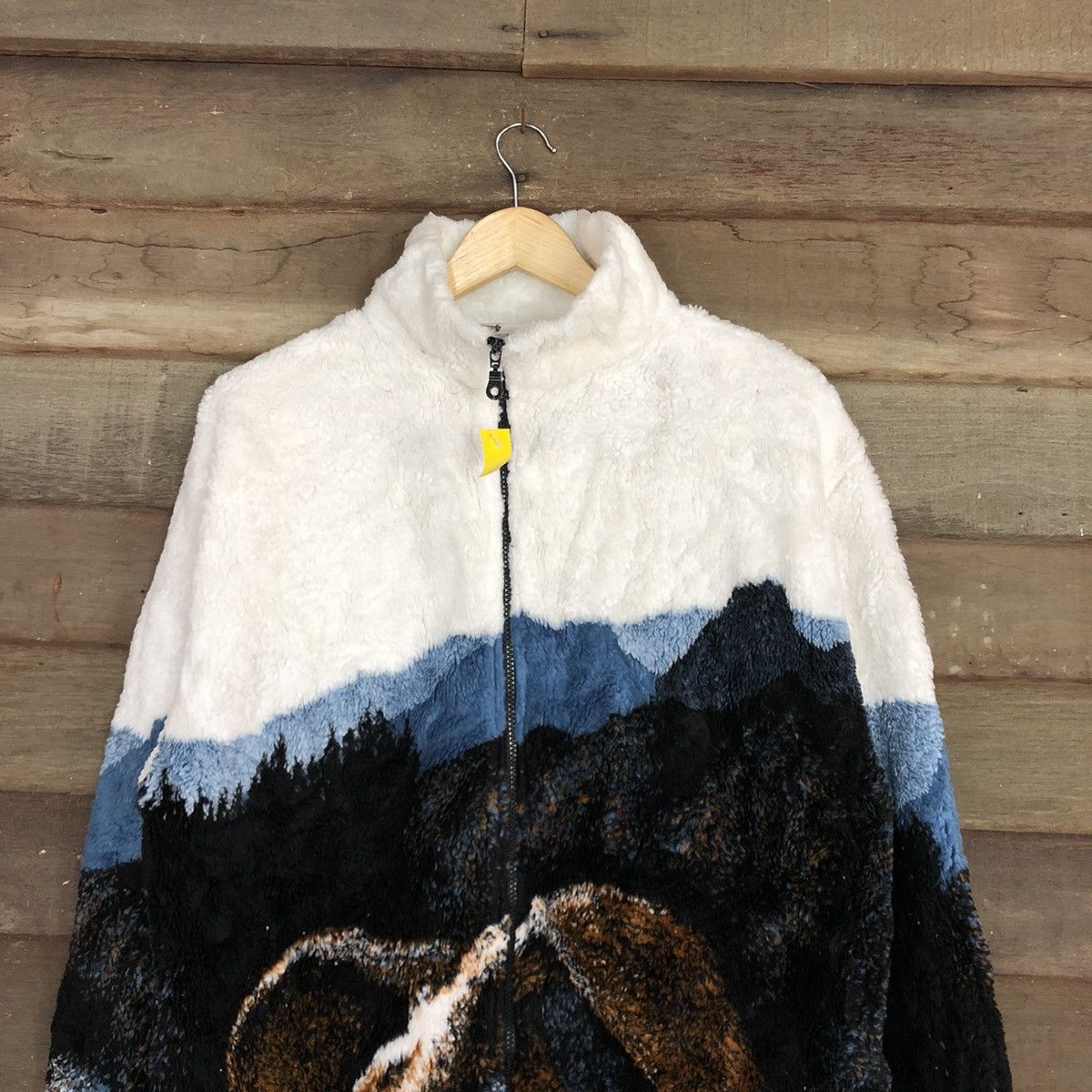 Vintage DL Renegade usa eagle fleece sweater winter White #2931 Size US XL / EU 56 / 4 - 2 Thumbnail