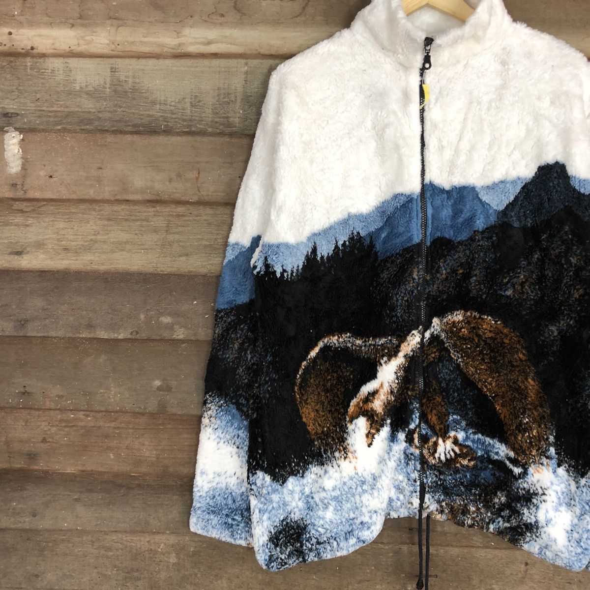 Vintage DL Renegade usa eagle fleece sweater winter White #2931 Size US XL / EU 56 / 4 - 7 Thumbnail