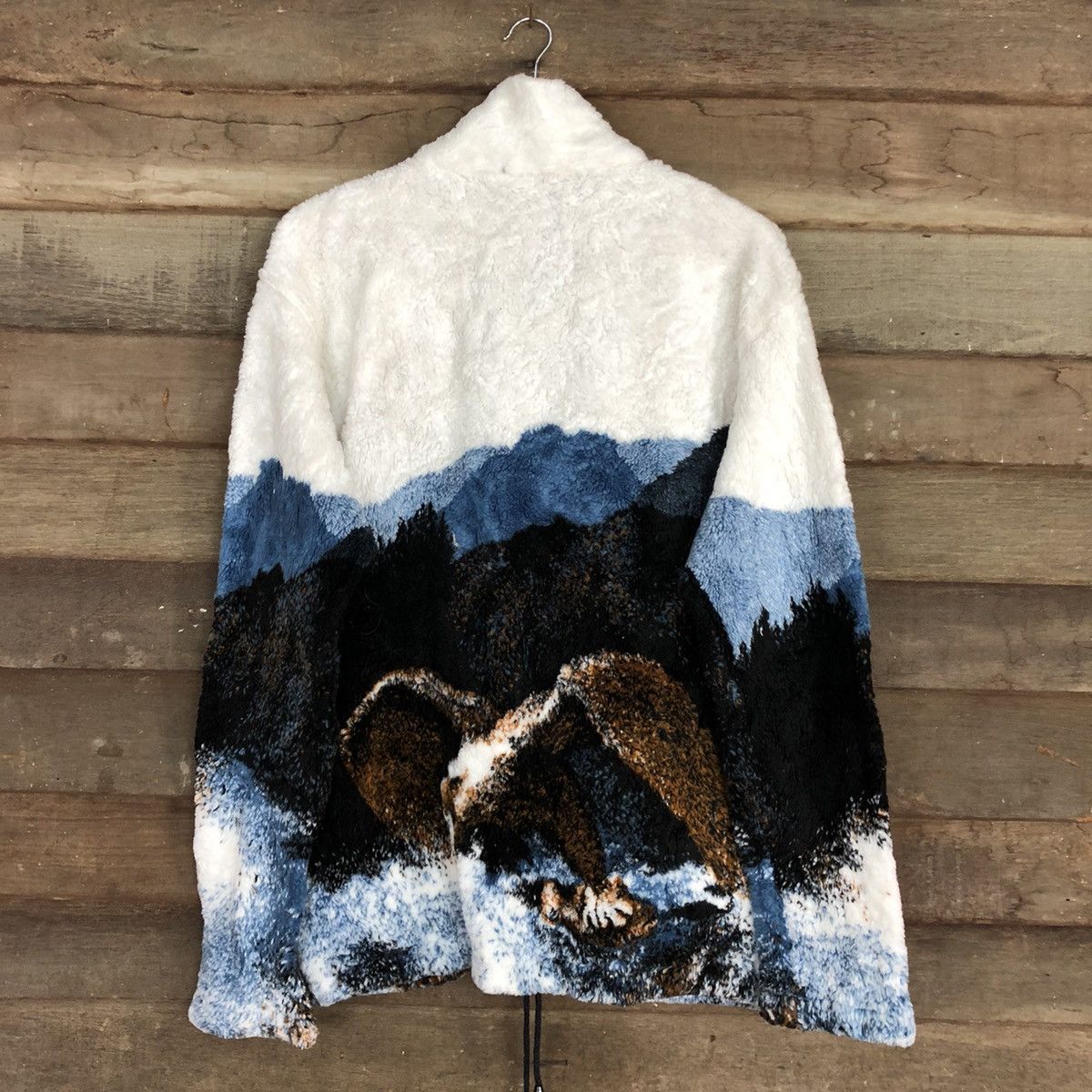 Vintage DL Renegade usa eagle fleece sweater winter White #2931 Size US XL / EU 56 / 4 - 14 Thumbnail
