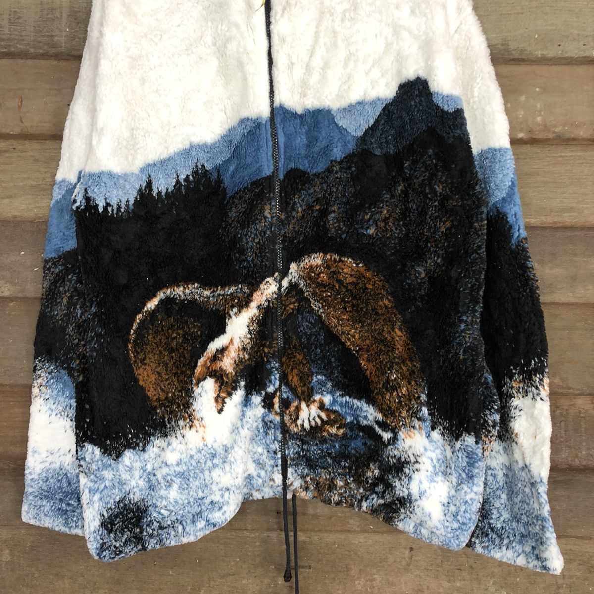 Vintage DL Renegade usa eagle fleece sweater winter White #2931 Size US XL / EU 56 / 4 - 8 Thumbnail