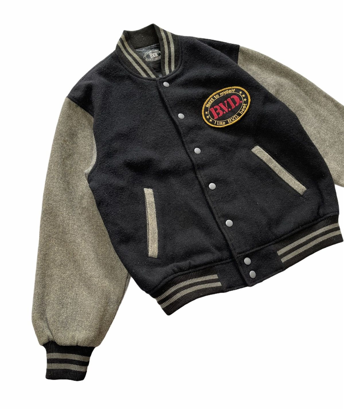 Vintage VINTAGE BVD WOOL VARSITY JACKET Size US M / EU 48-50 / 2 - 1 Thumbnail