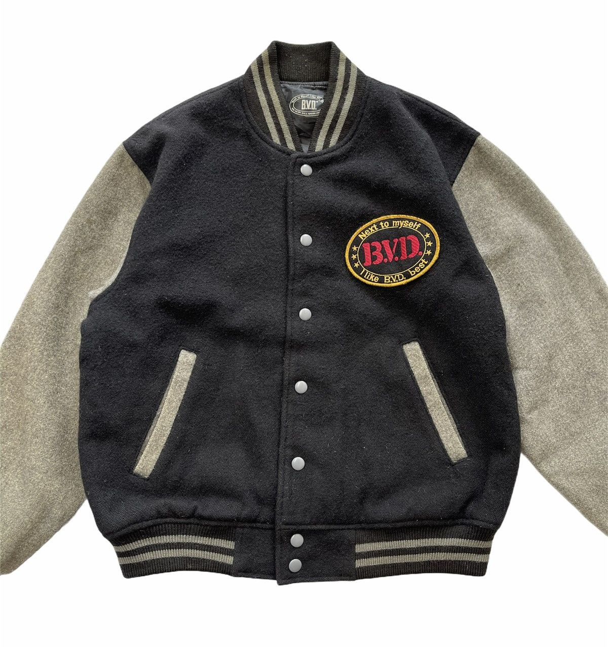 Vintage VINTAGE BVD WOOL VARSITY JACKET Size US M / EU 48-50 / 2 - 4 Thumbnail