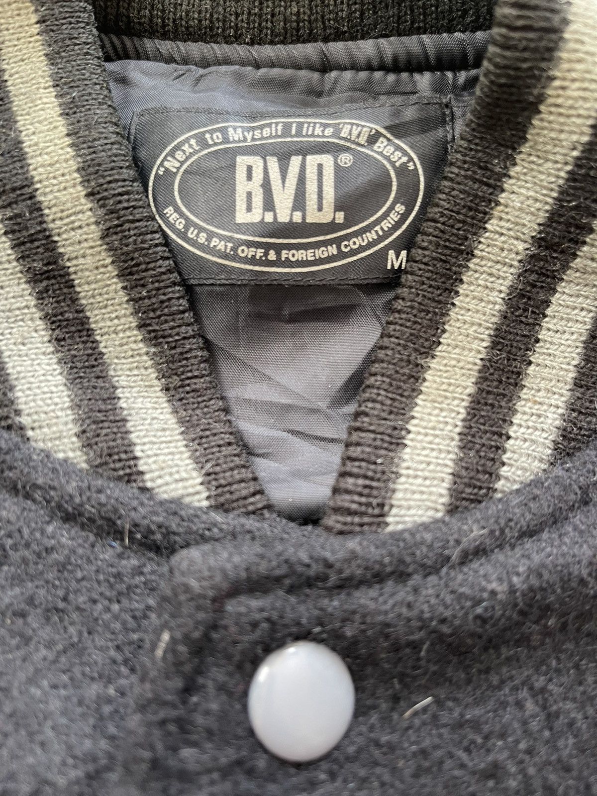 Vintage VINTAGE BVD WOOL VARSITY JACKET Size US M / EU 48-50 / 2 - 6 Thumbnail