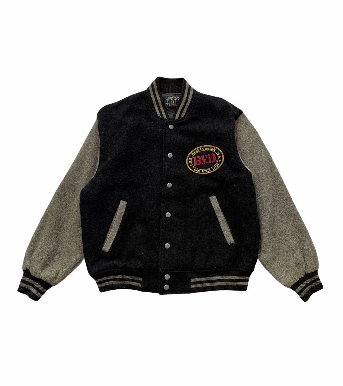 Vintage VINTAGE BVD WOOL VARSITY JACKET Size US M / EU 48-50 / 2 - 3 Thumbnail