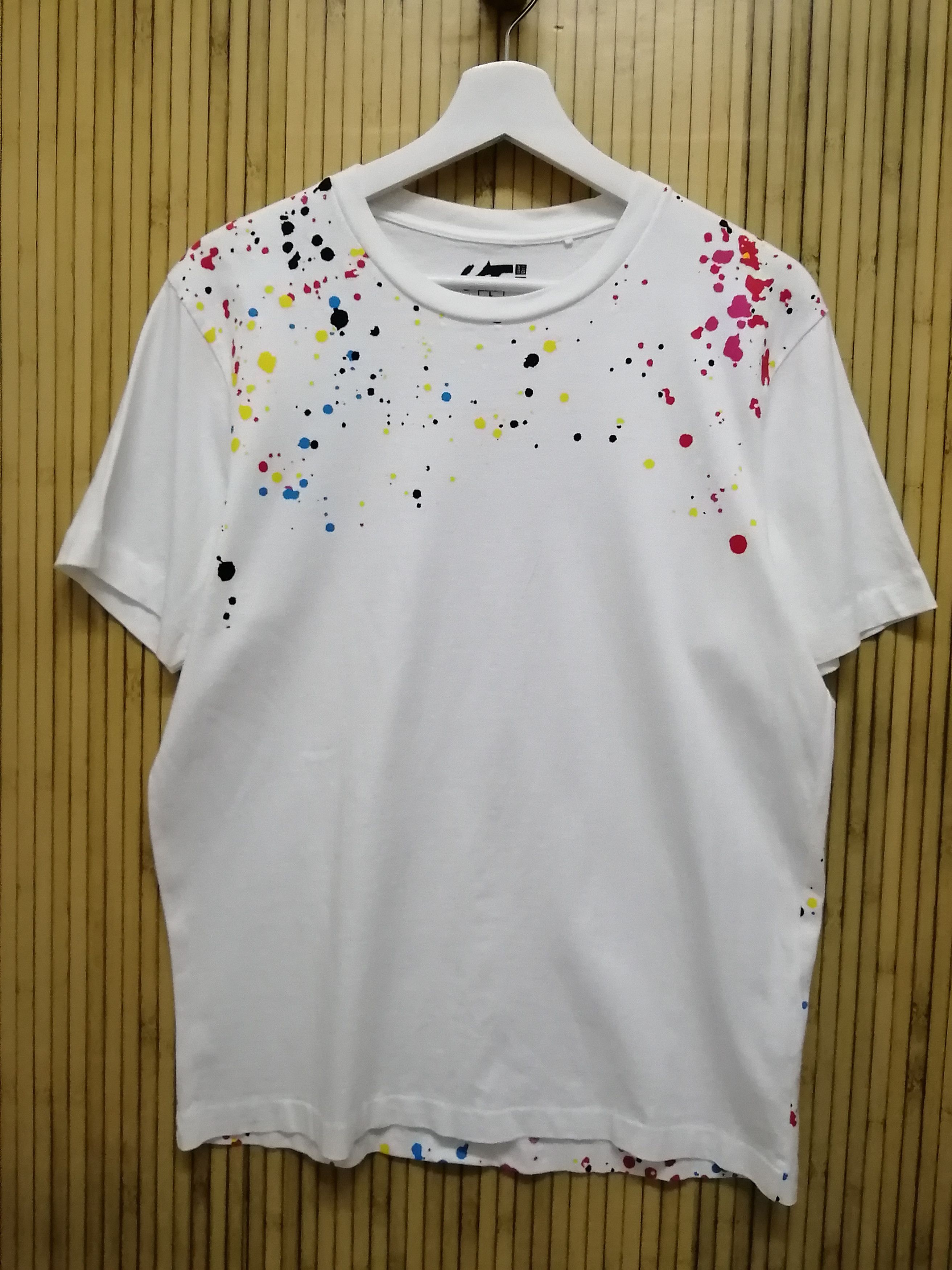 Futura × Uniqlo FUTURA x UNIQLO Splatter Spell Out Tshirt Size US L / EU 52-54 / 3 - 4 Thumbnail