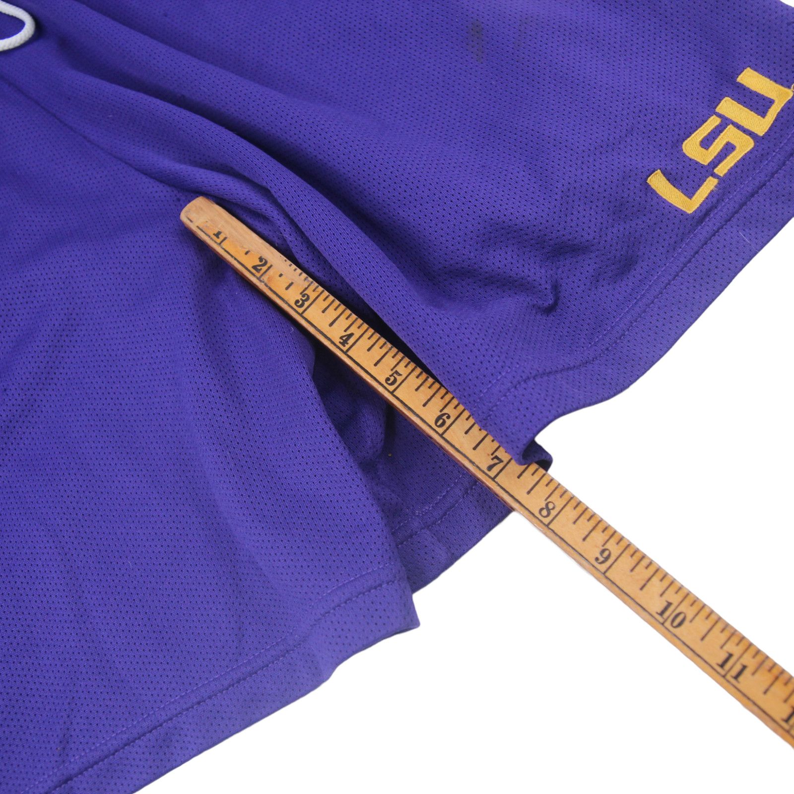 Nike × Vintage Vintage Nike LSU Louisiana State University Shorts Size US 32 / EU 48 - 8 Thumbnail