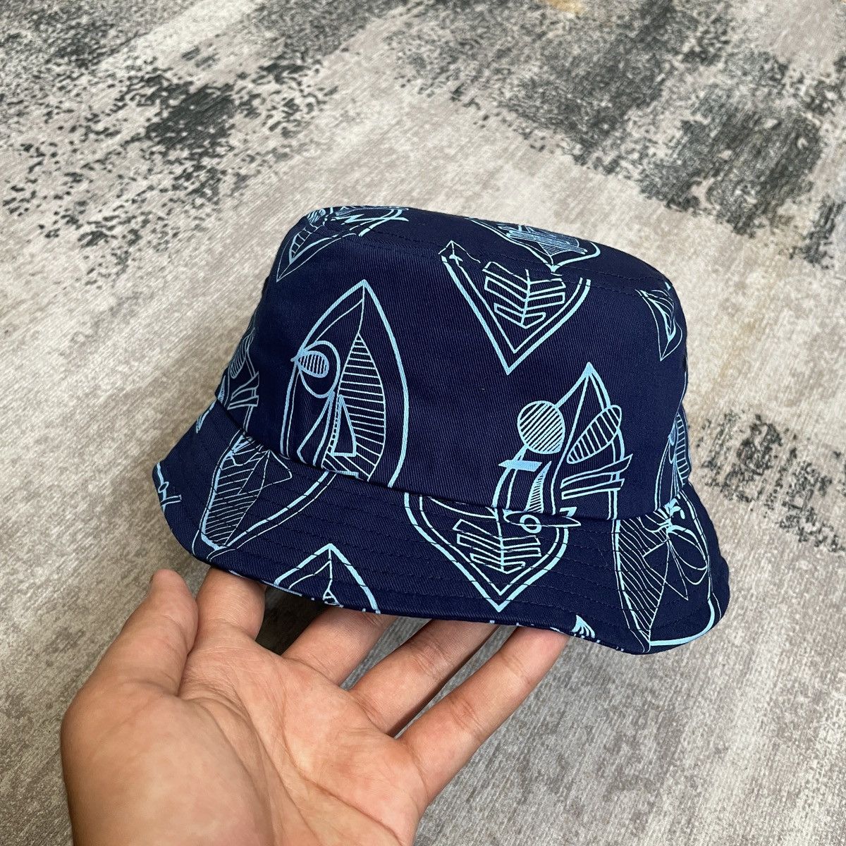 Vintage STUSSY ZULU BUCKET HAT // BLUE Size ONE SIZE - 5 Thumbnail