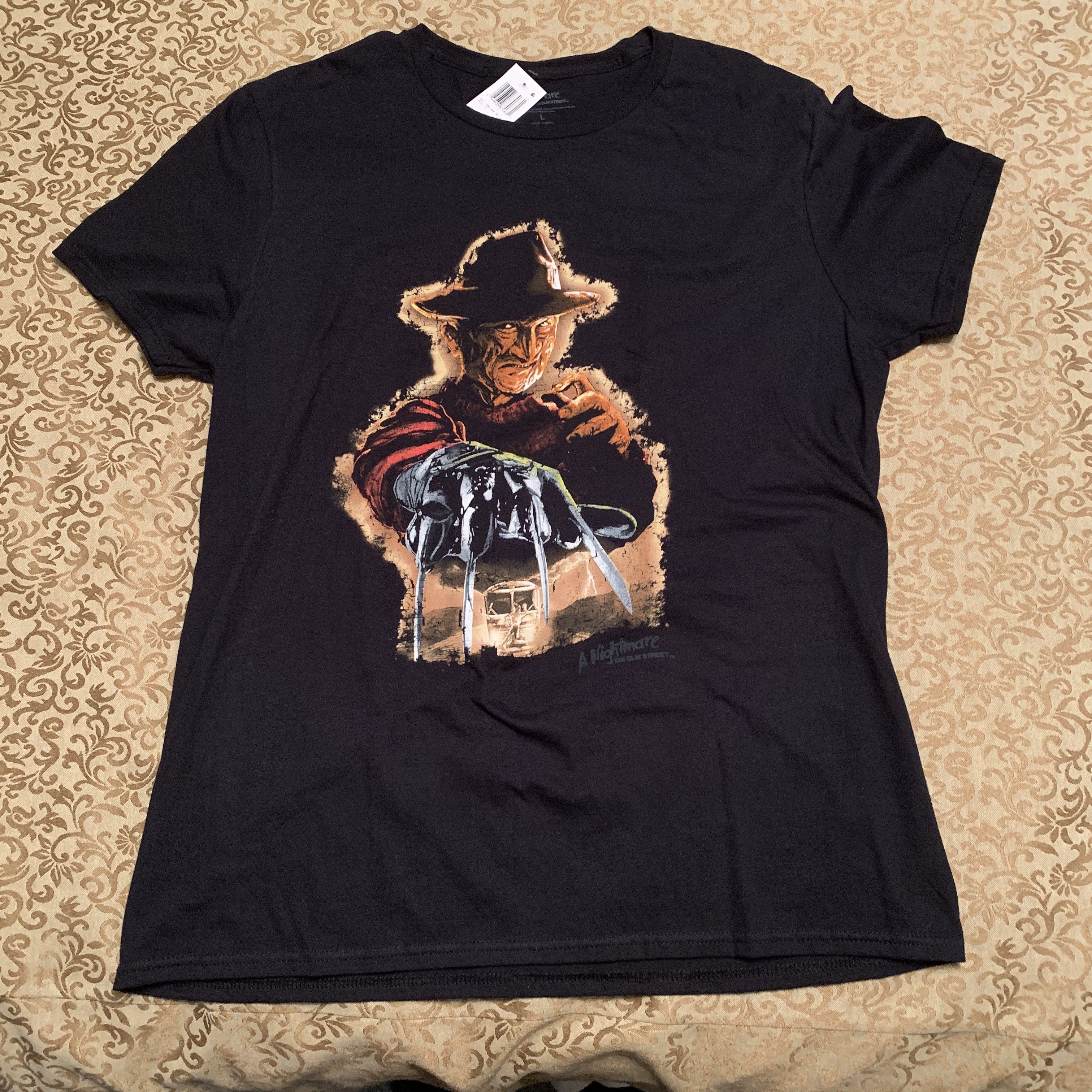 Vintage Deadstock Freddy Krueger Razor Nightmare Tee Size US L / EU 52-54 / 3 - 1 Thumbnail