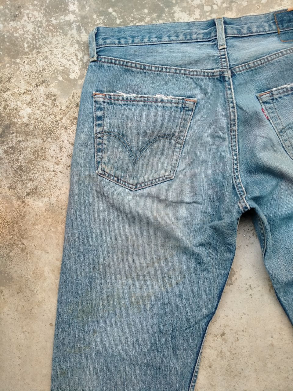 Levi's Rare!! Vintage Levi's 501 Distressed Rip Patchwork Jeans Size US 32 / EU 48 - 15 Thumbnail