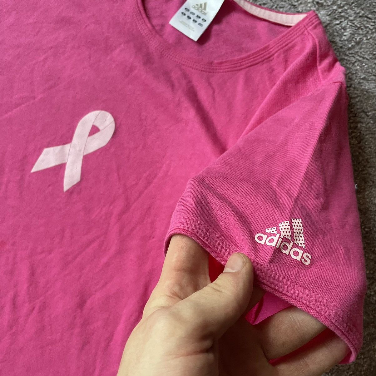 Vintage Y2K Pink Ribbon Graphic Tee Streetwear Awareness Worn In M Size US M / EU 48-50 / 2 - 6 Thumbnail