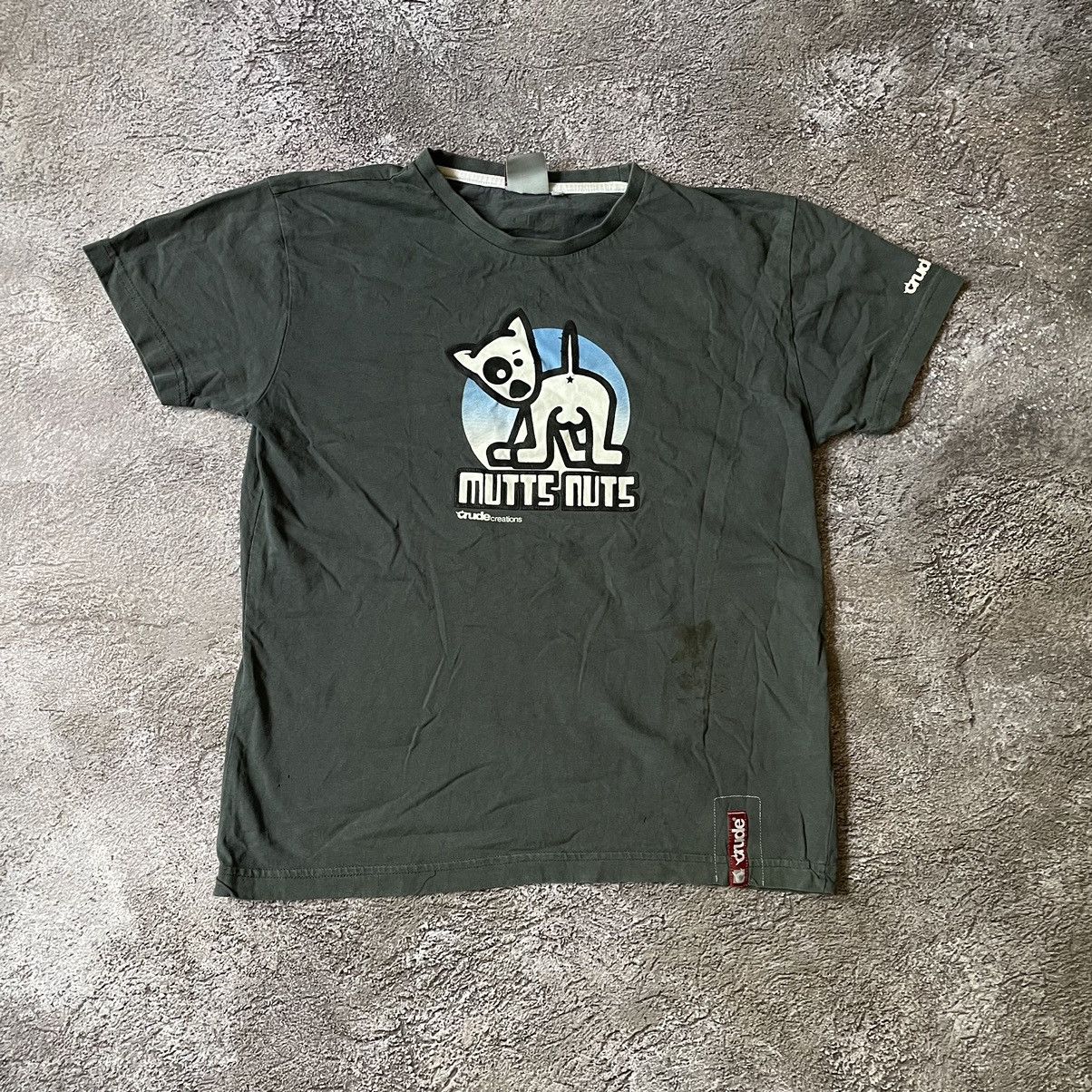 Vintage Vintage Y2K ADULT “ NUTS NUTS DOGS COCK DICK ASS“ FUNNY Tee Size US S / EU 44-46 / 1 - 2 Thumbnail