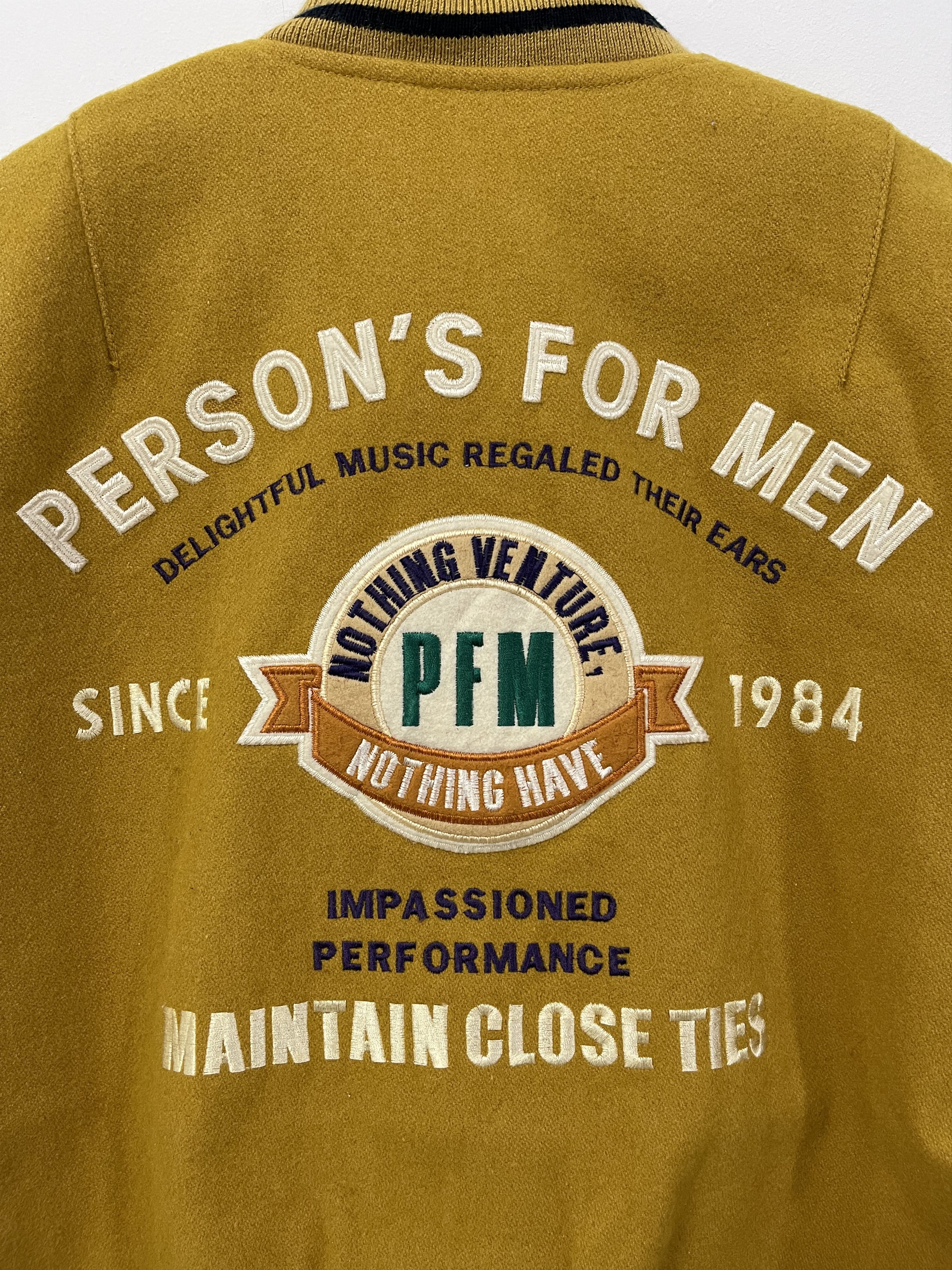 PERSON'S Vintage Person’s For Men Wool Letterman Bomber Jacket Size US XL / EU 56 / 4 - 3 Thumbnail