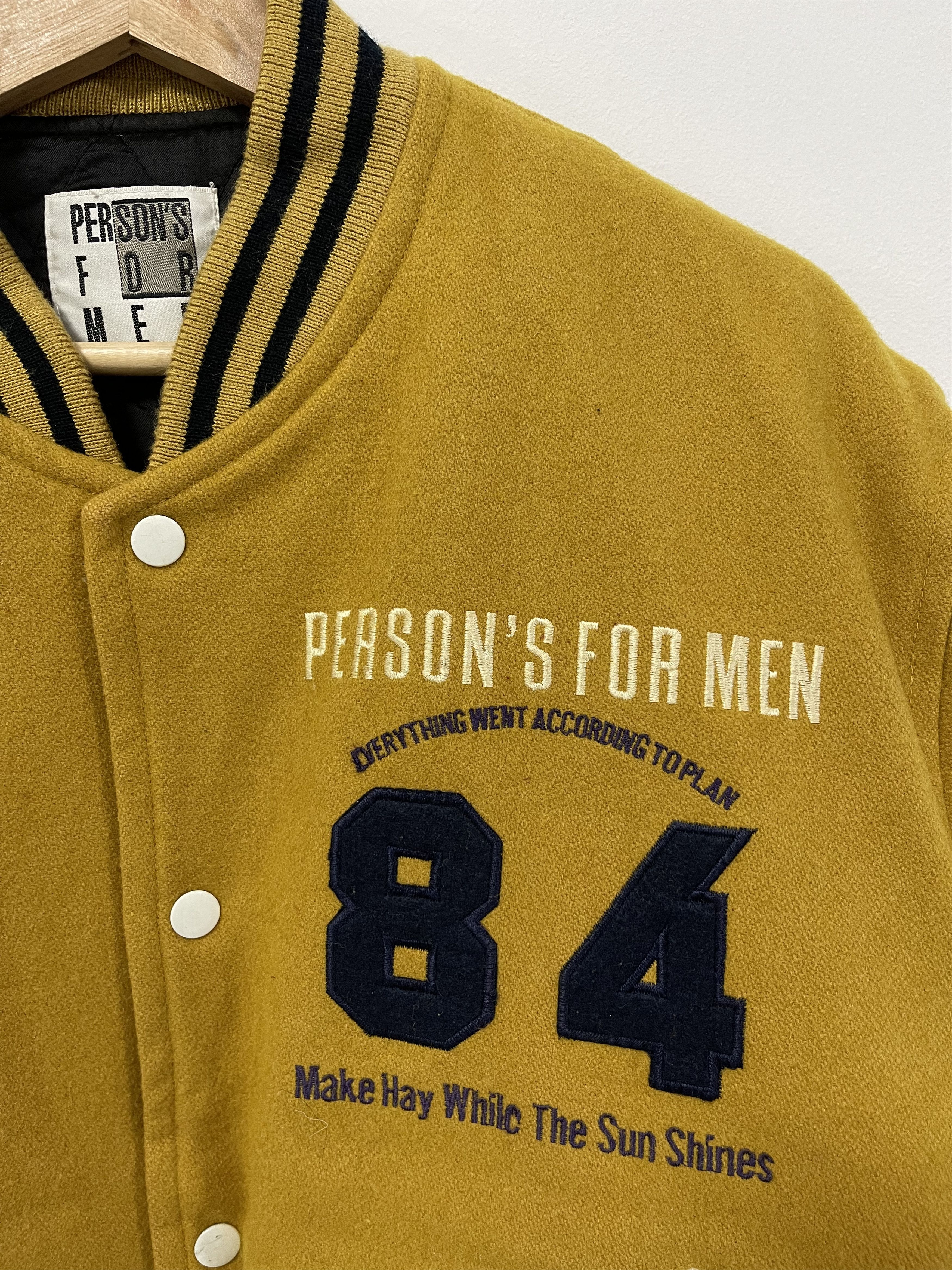 PERSON'S Vintage Person’s For Men Wool Letterman Bomber Jacket Size US XL / EU 56 / 4 - 7 Thumbnail