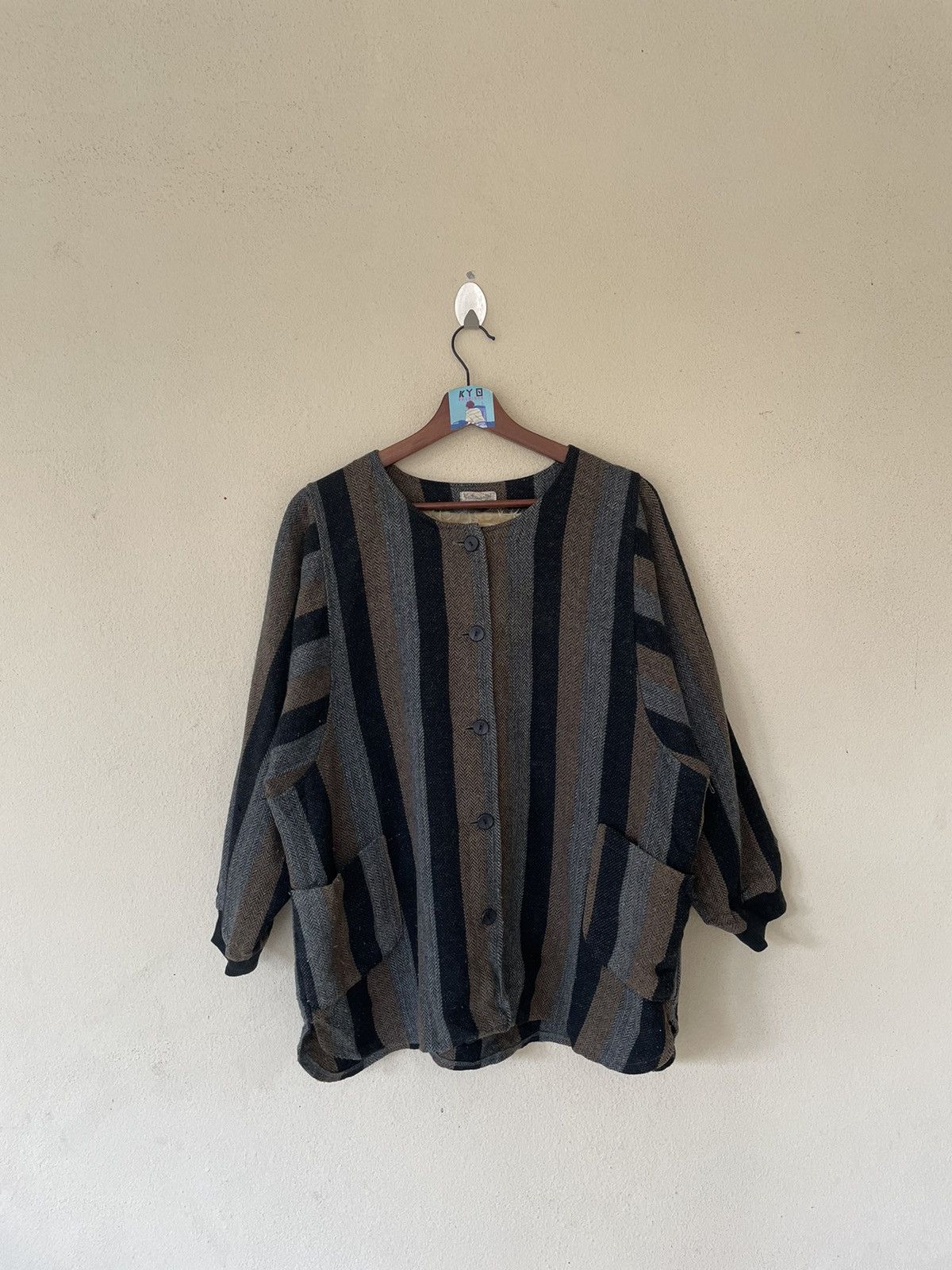 Japanese Brand × Vintage VINTAGE JAPANESE SHEARLING JACKET Size US M / EU 48-50 / 2 - 1 Thumbnail