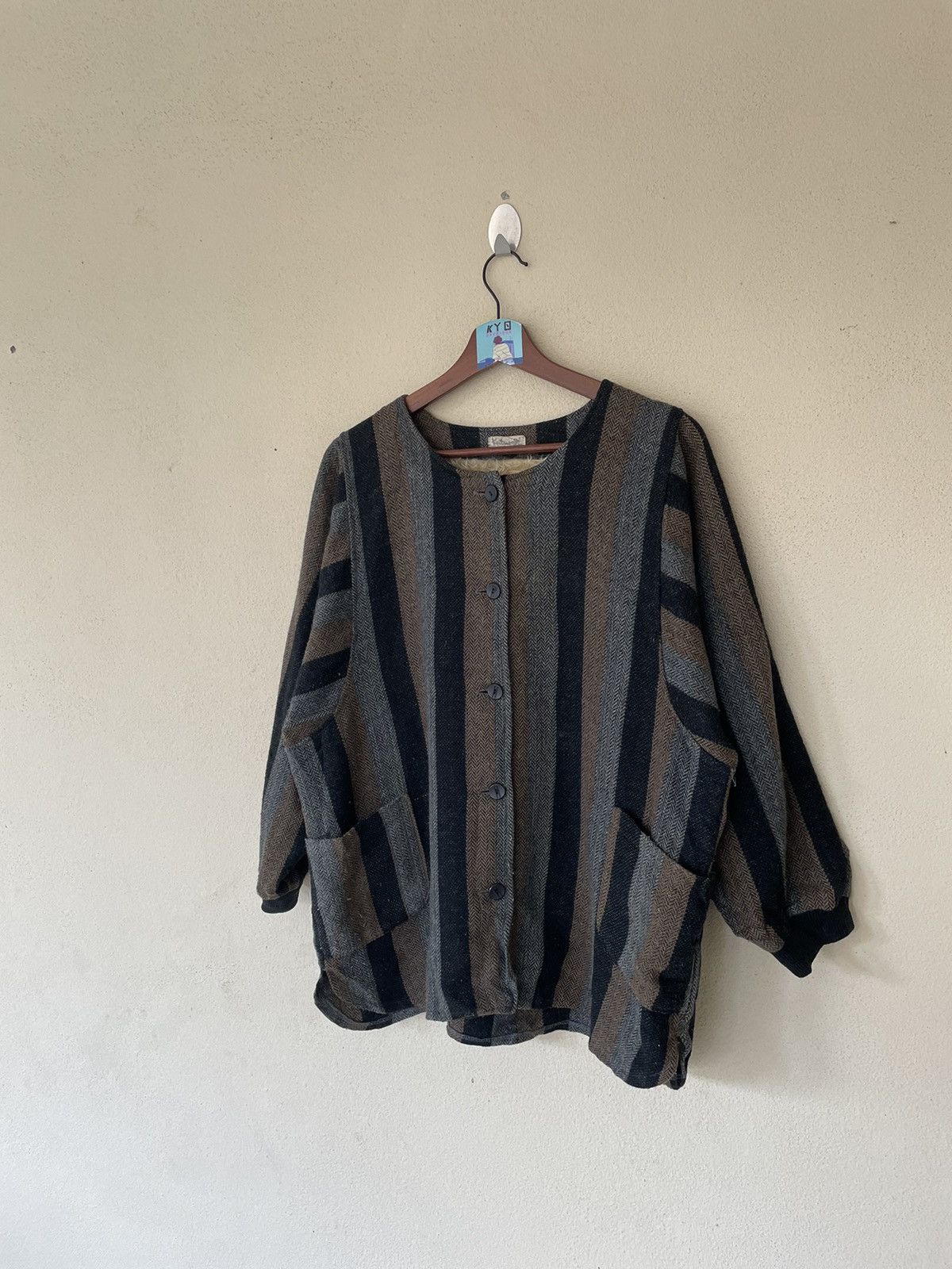 Japanese Brand × Vintage VINTAGE JAPANESE SHEARLING JACKET Size US M / EU 48-50 / 2 - 2 Thumbnail