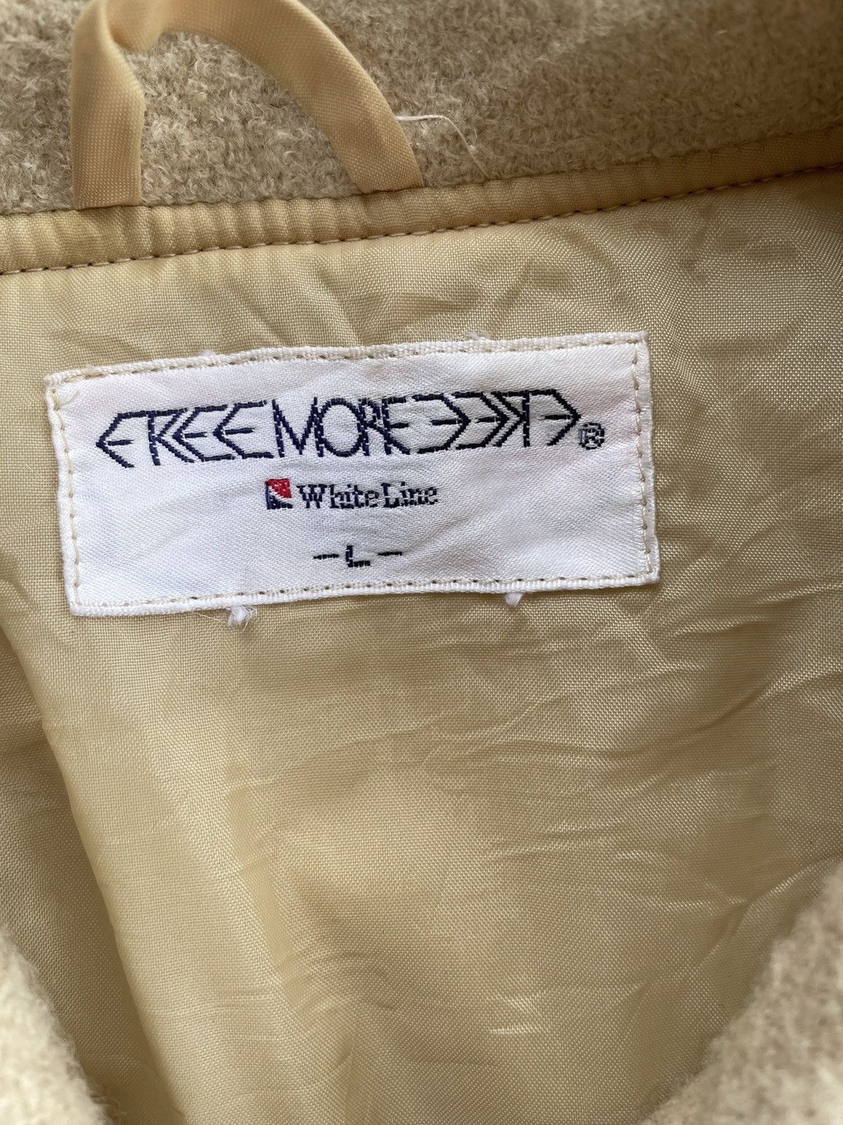 Japanese Brand × Vintage FREE MORE WHITE LINE BOMBER JACKET Size US L / EU 52-54 / 3 - 6 Thumbnail