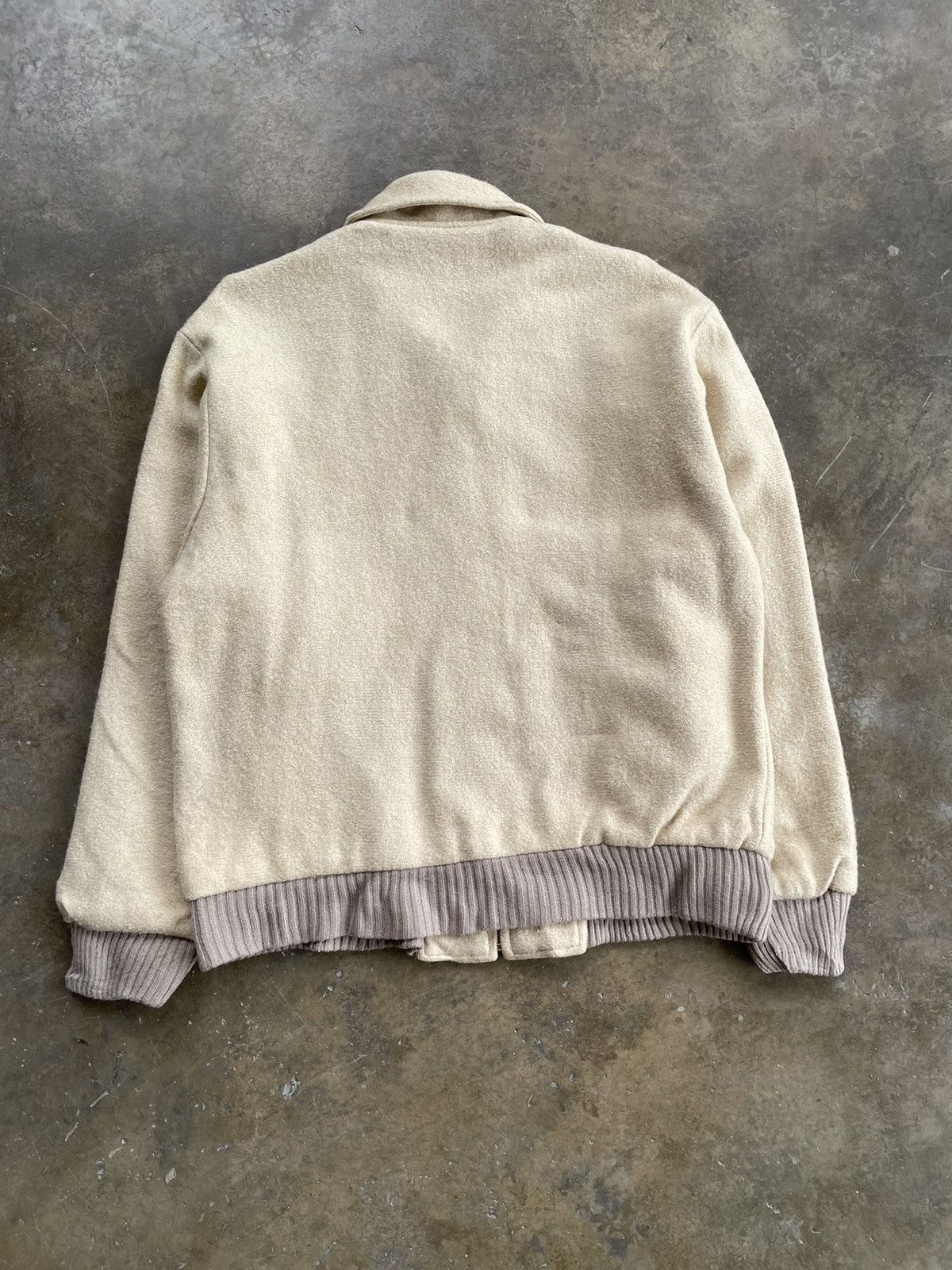 Japanese Brand × Vintage FREE MORE WHITE LINE BOMBER JACKET Size US L / EU 52-54 / 3 - 3 Thumbnail