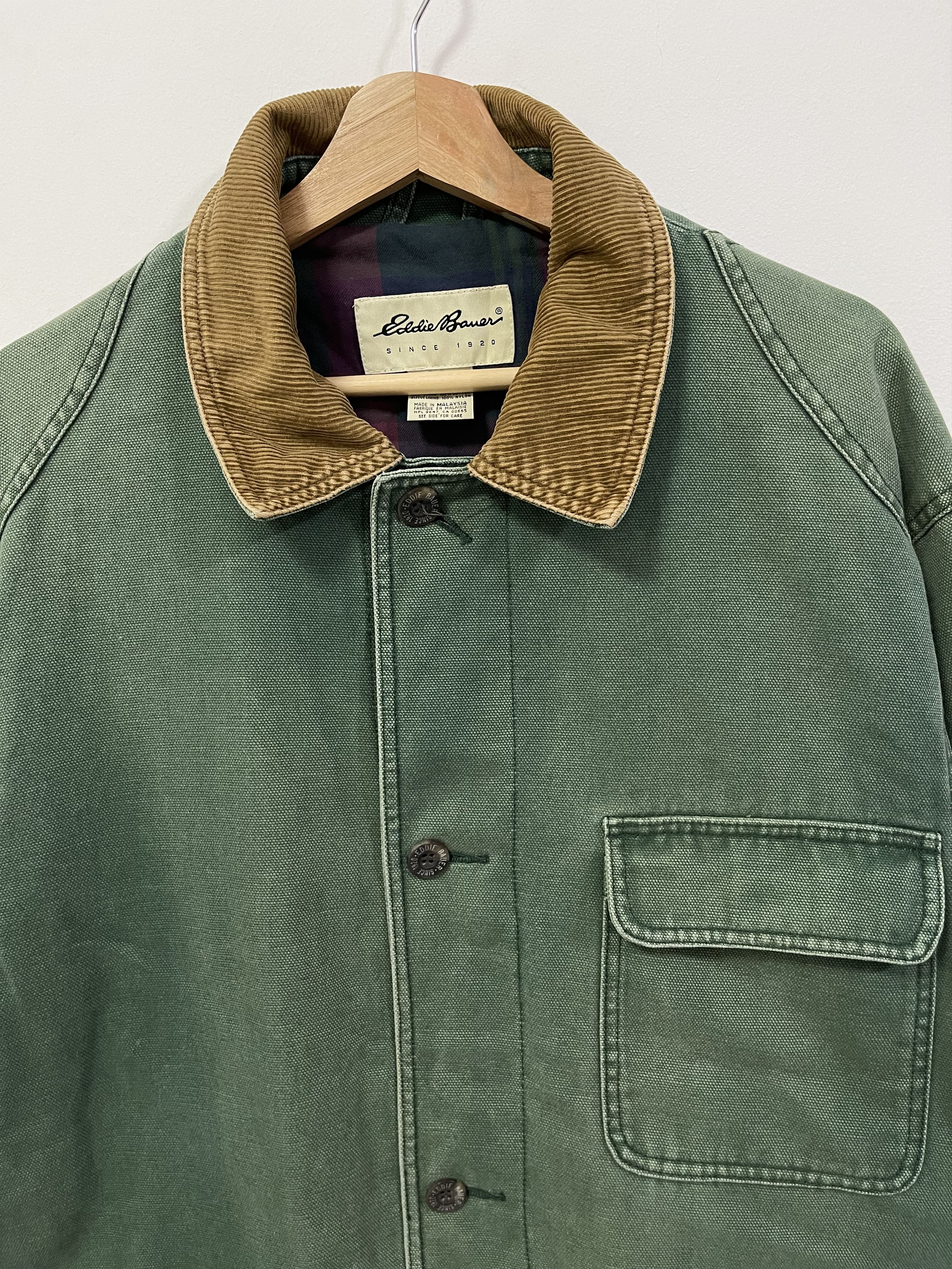 Eddie Bauer Sun Faded Eddie Bauer Quilted Lined Vintage Jacket Size US M / EU 48-50 / 2 - 2 Thumbnail