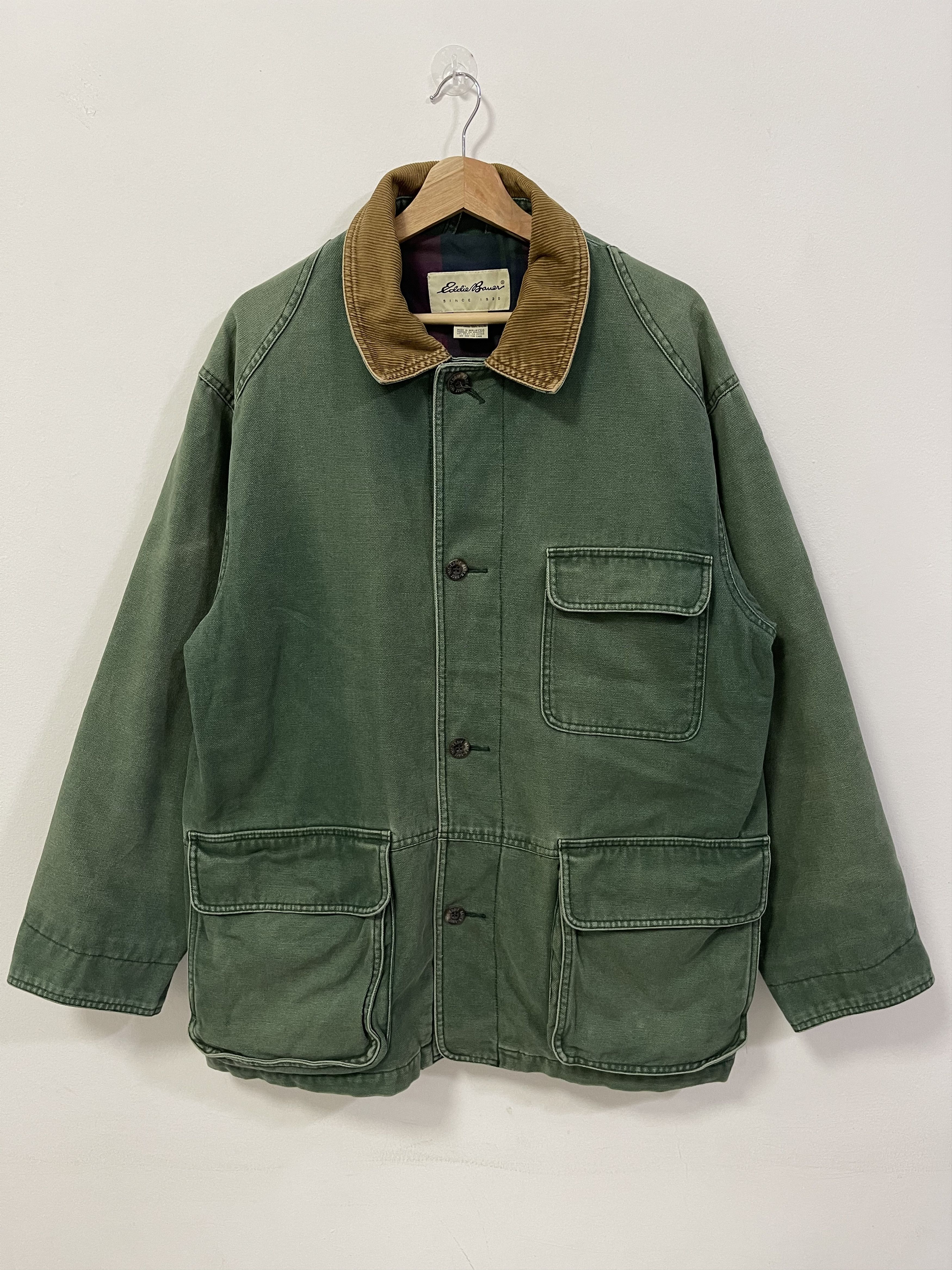 Eddie Bauer Sun Faded Eddie Bauer Quilted Lined Vintage Jacket Size US M / EU 48-50 / 2 - 1 Thumbnail
