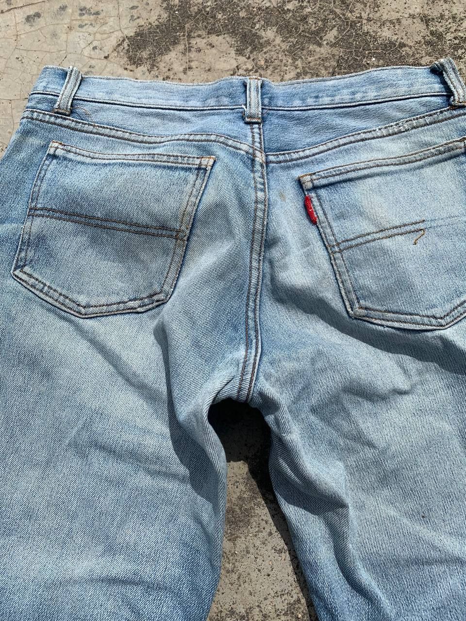 Japanese Brand Blue Way Distressed Washed Denim Size US 28 / EU 44 - 4 Thumbnail