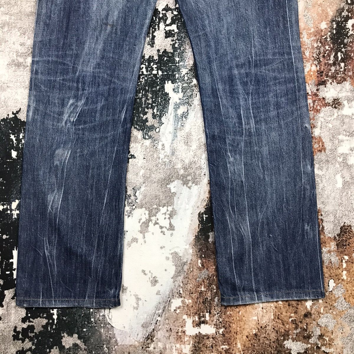 Diesel Vintage Diesel Viker Distressed Light Wash Denim Jeans Size US 34 / EU 50 - 12 Thumbnail