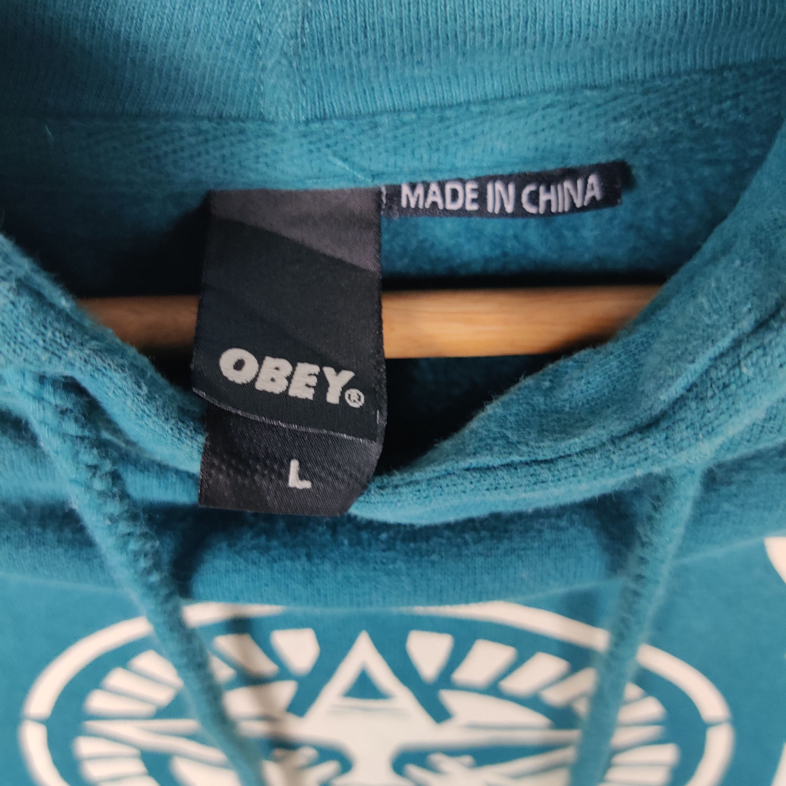 Obey Obey Hoodie Big Logo Pullover Jumper Size US M / EU 48-50 / 2 - 3 Thumbnail